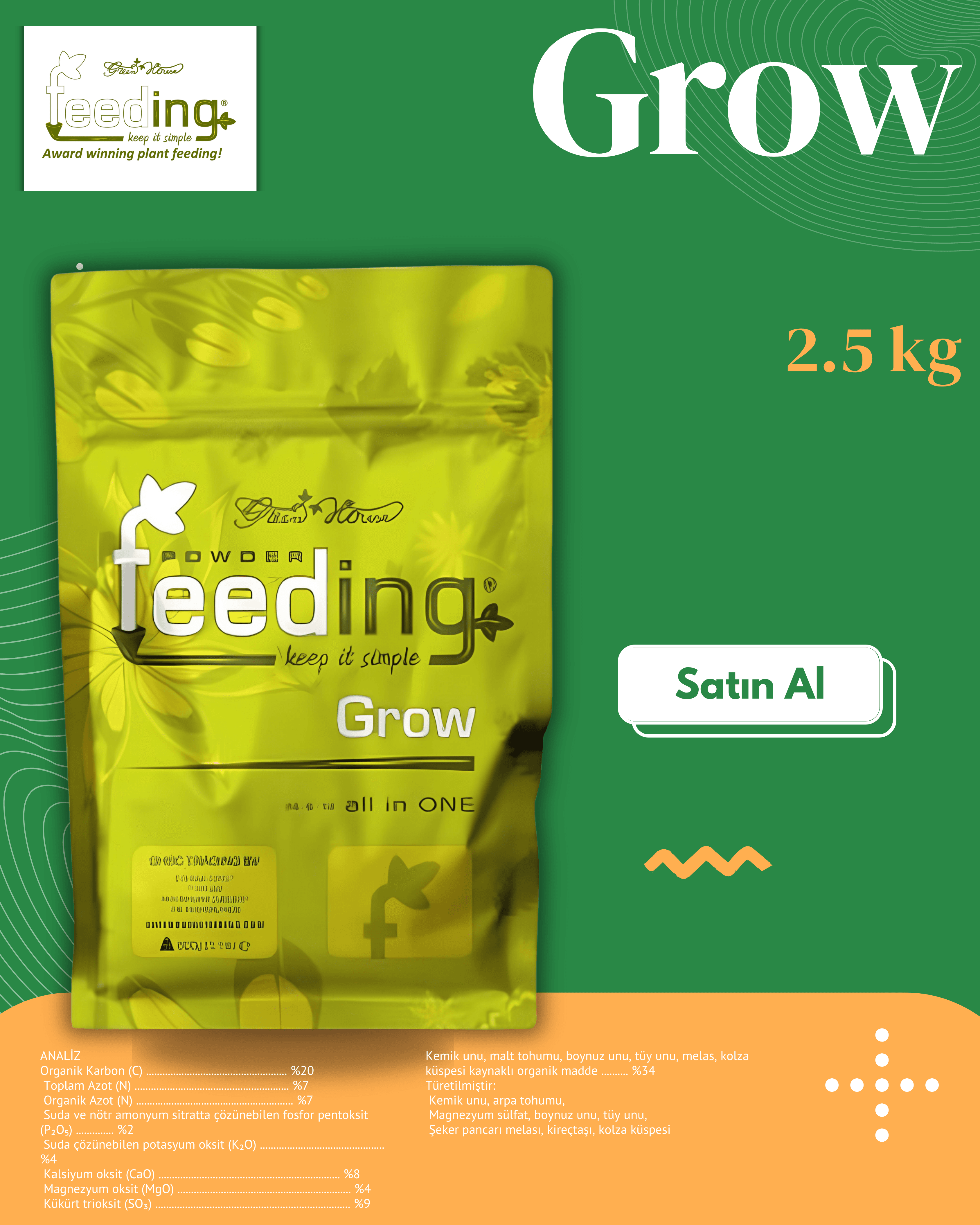 Feeding Grow 2.5 kg