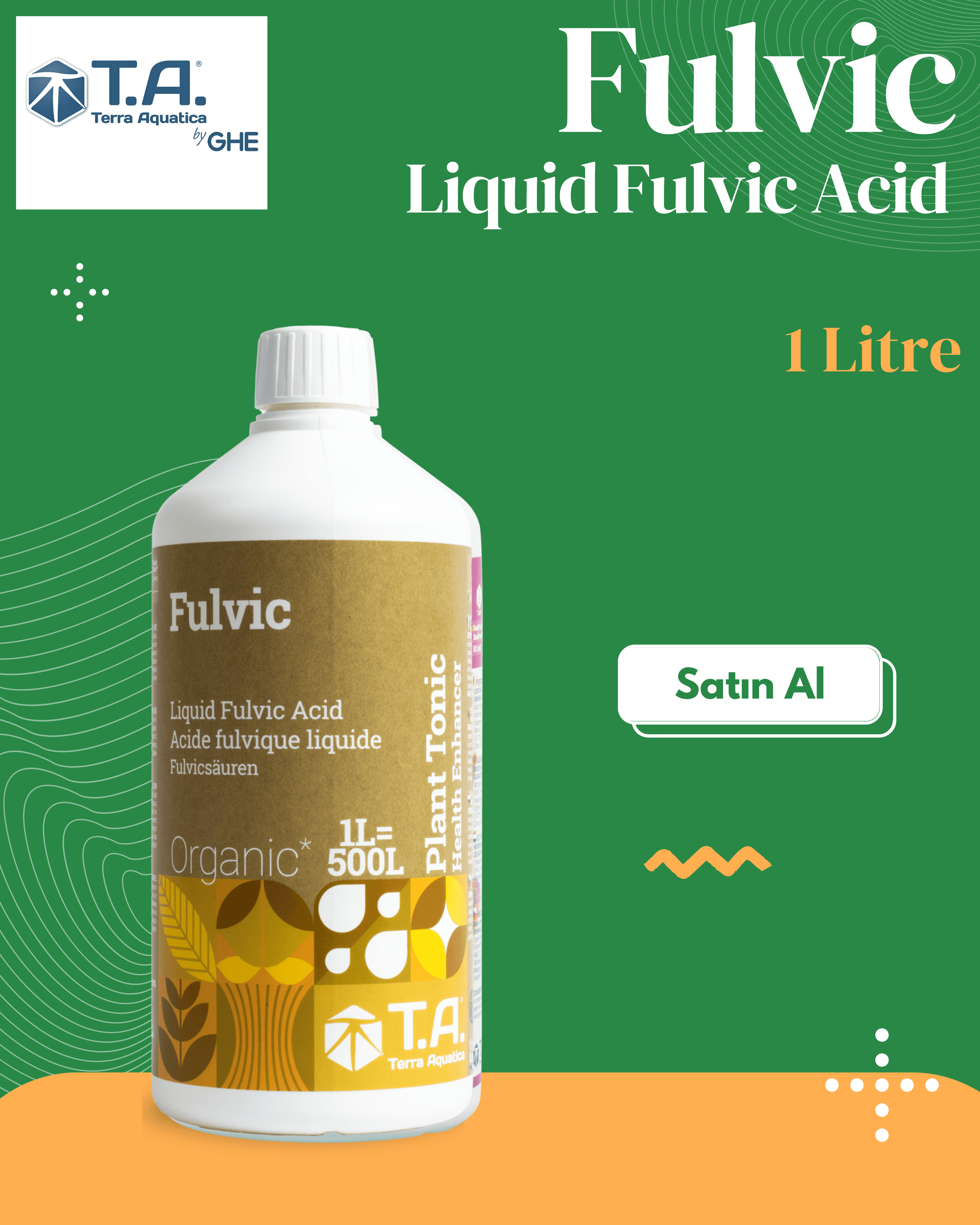 T.A (GHE) - Fulvic 1 litre (Diamond Nectar)