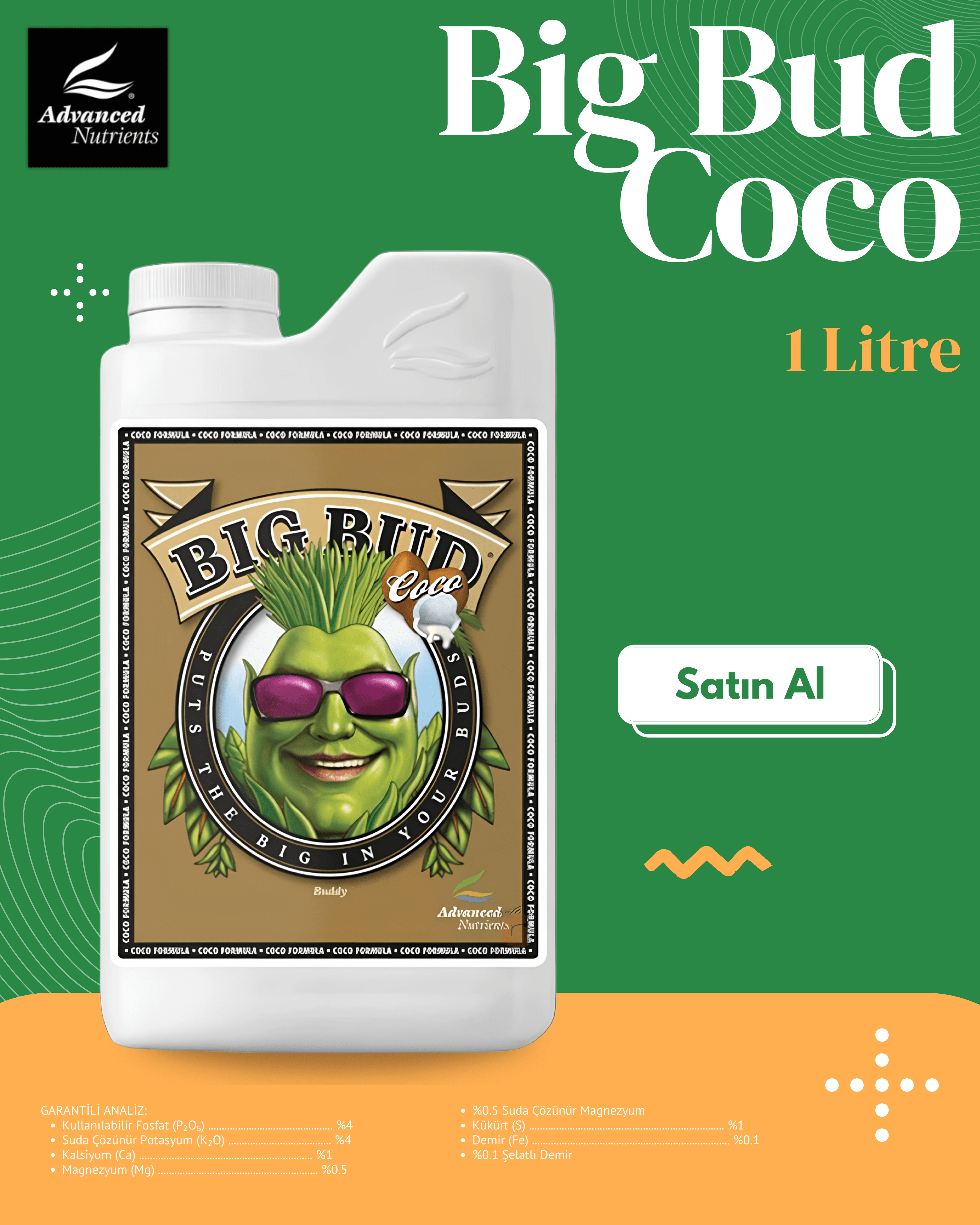 Advanced Nutrients Big Bud Coco 1 Liter