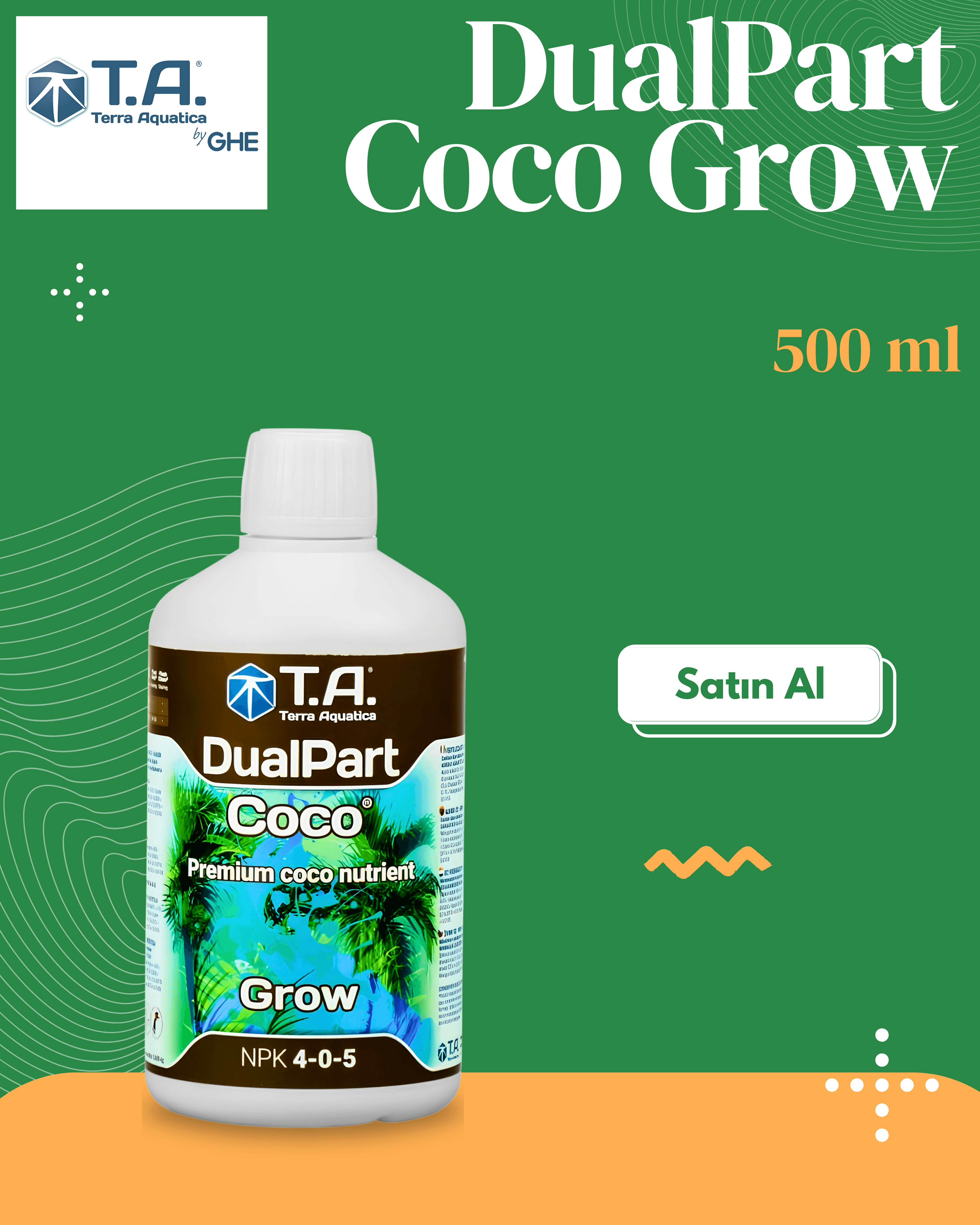 T.A (GHE) - DualPart Coco Grow 500 mL