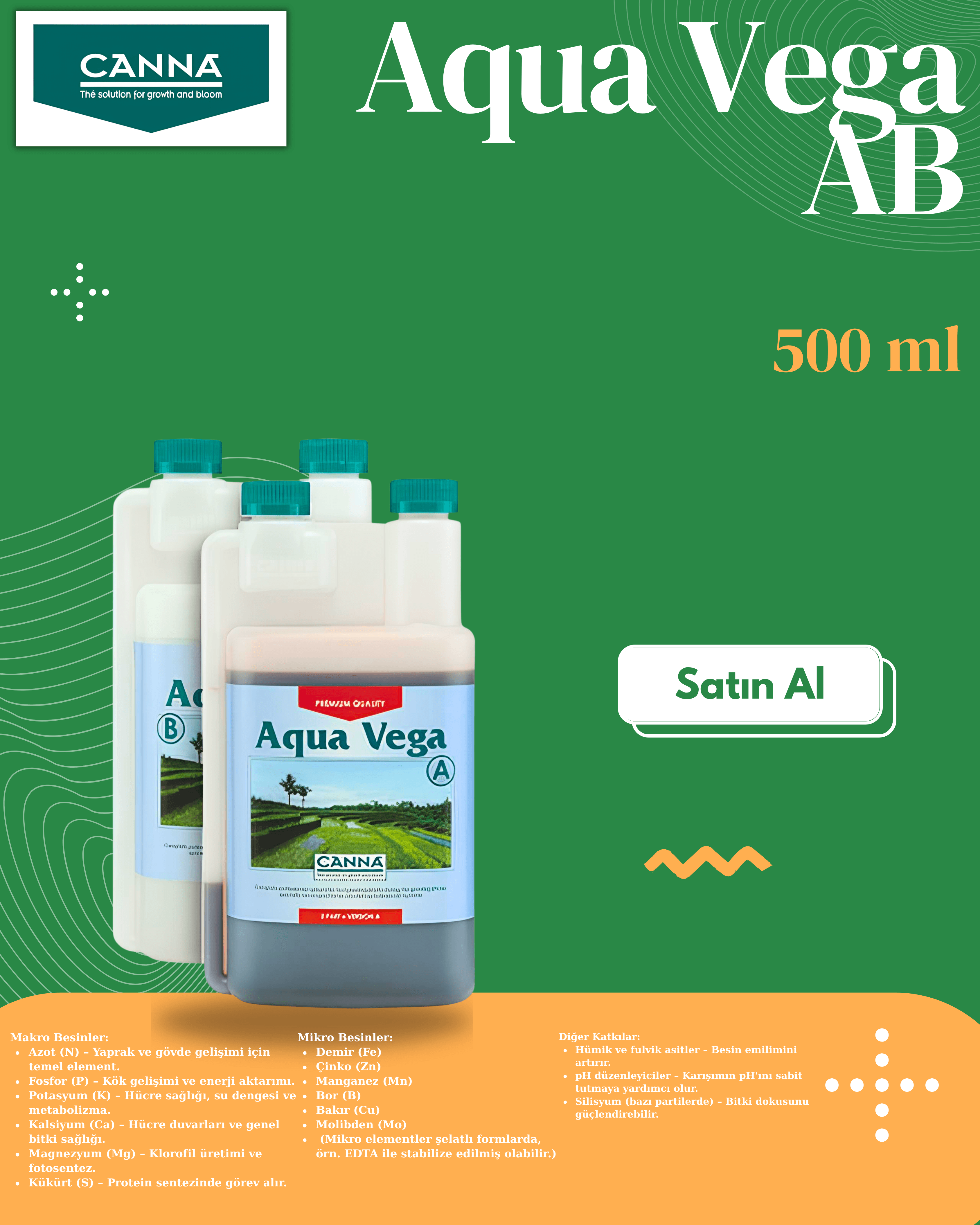 Aqua Vega AB 2X 500 mL