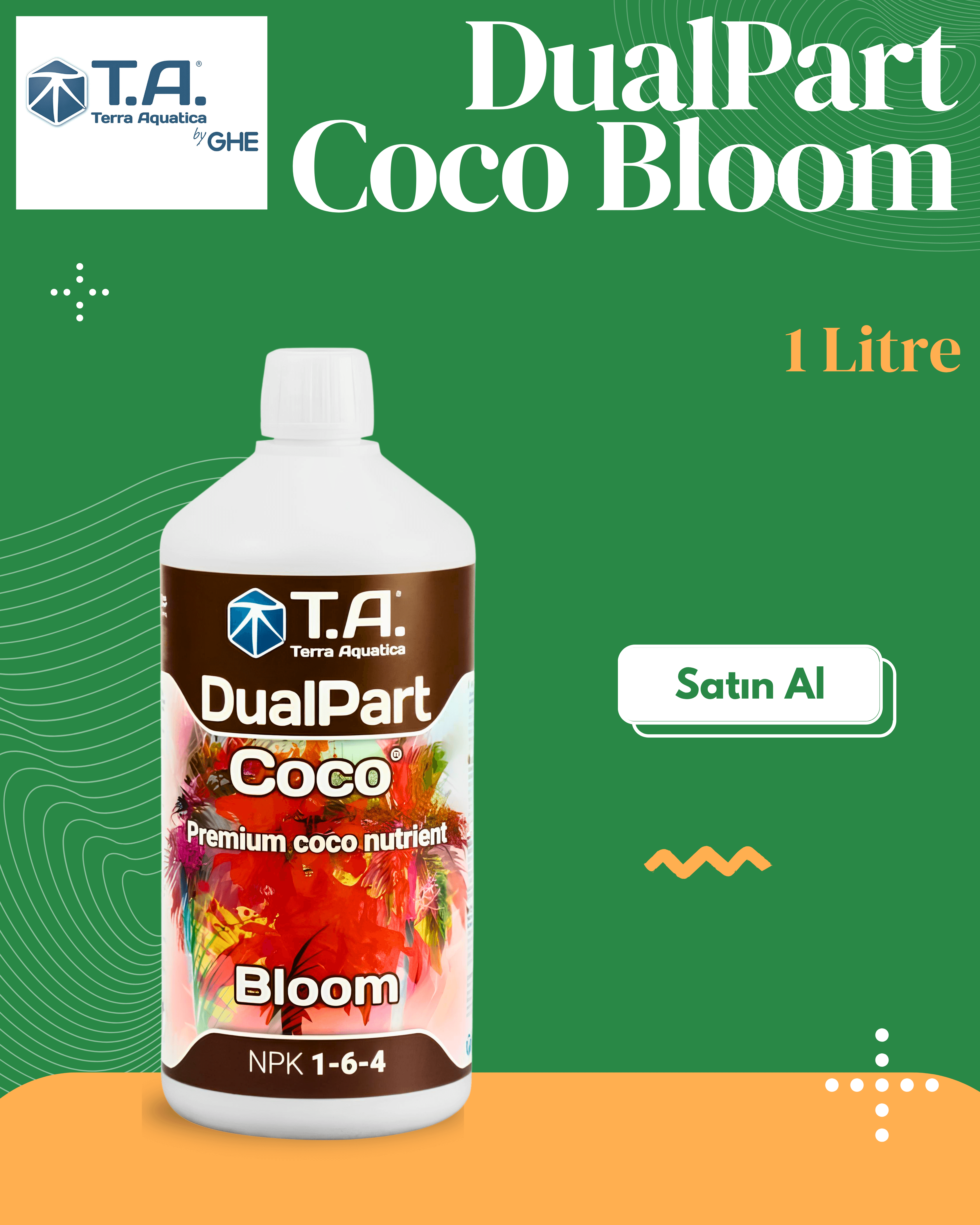 T.A (GHE) - DualPart Coco Bloom  1 Litre