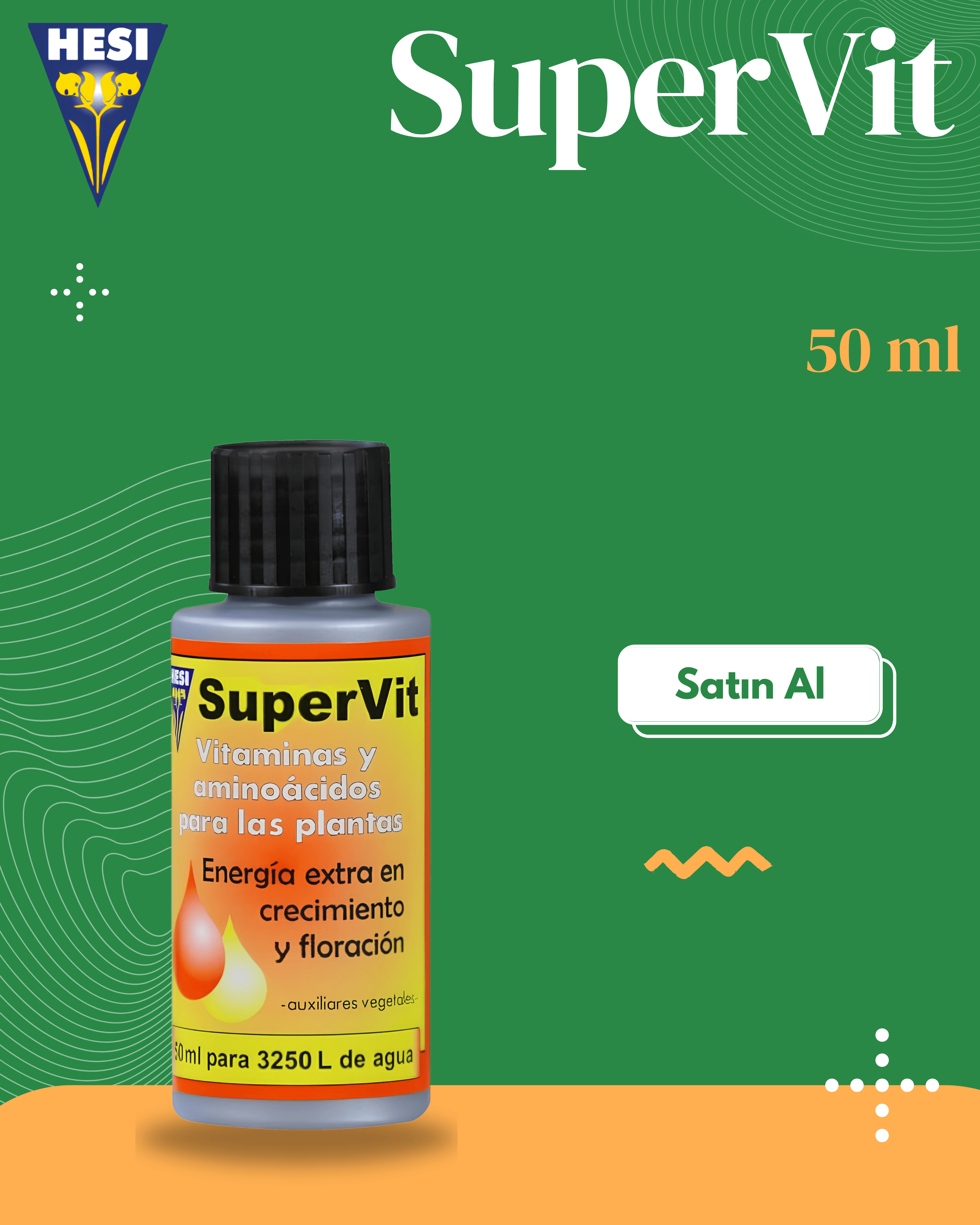 SuperVit 50 ml Büyüme ve Çiçeklenme Uyarıcısı