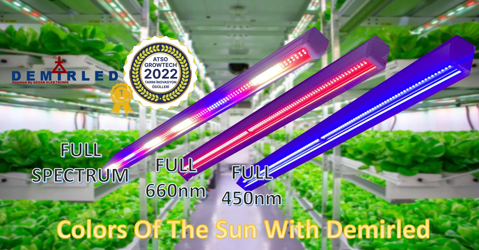 Meyveli Bitkiler İçin Şerit Bitki Yetiştirme LED - DMR-4PK-33W
