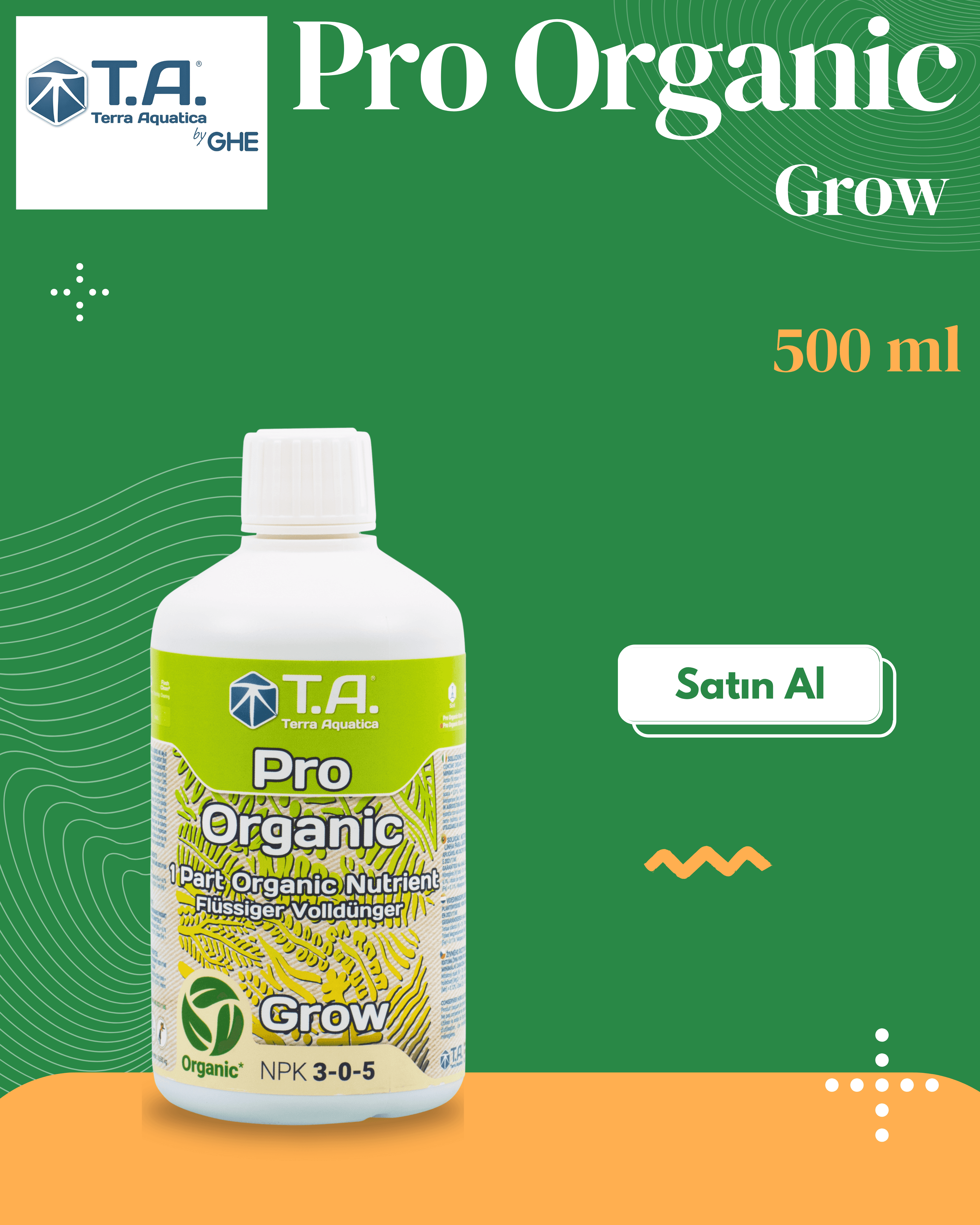 T.A (GHE) - Pro Organic Grow 500 mL
