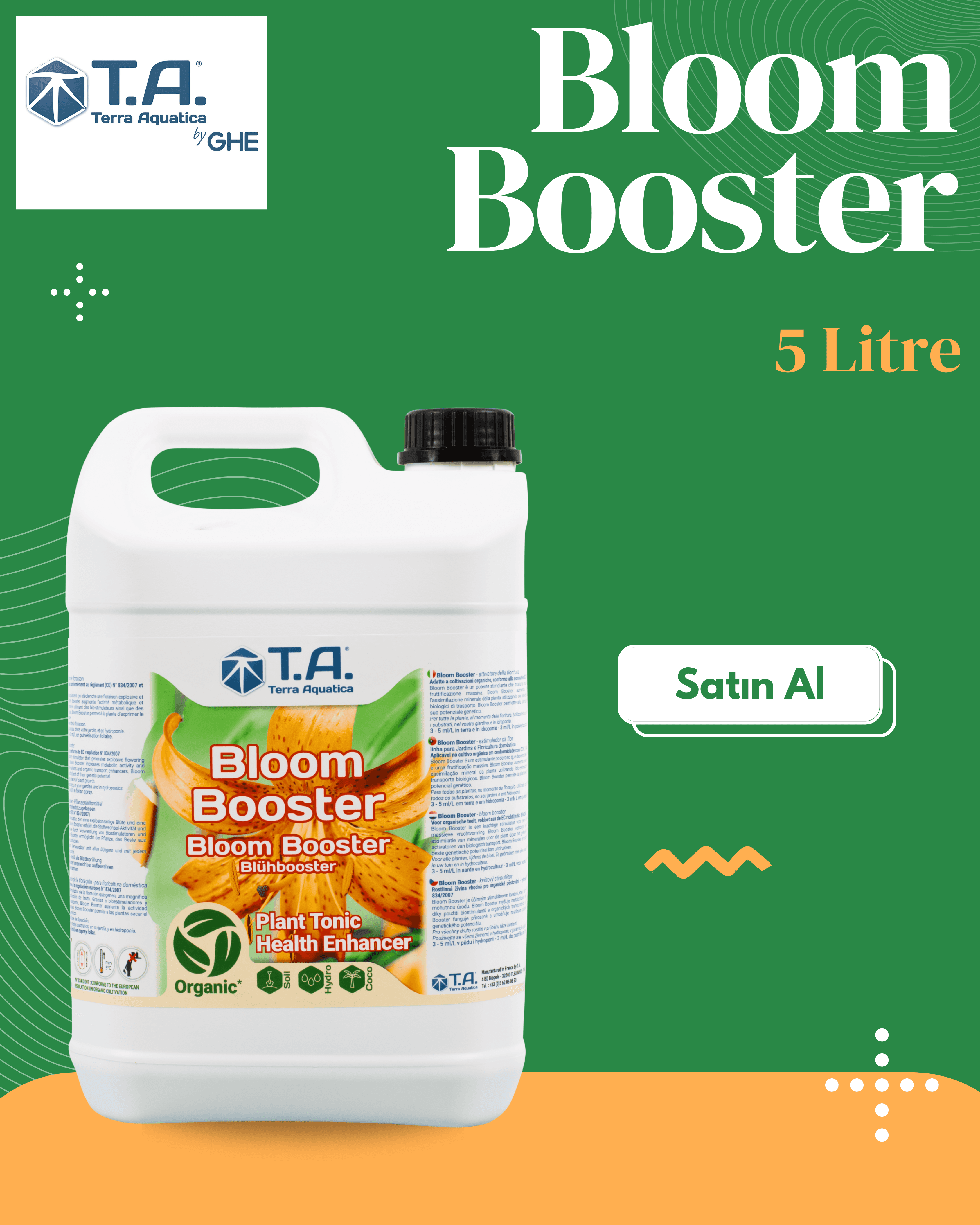 T.A (GHE) - Bloom Booster 5 Litre