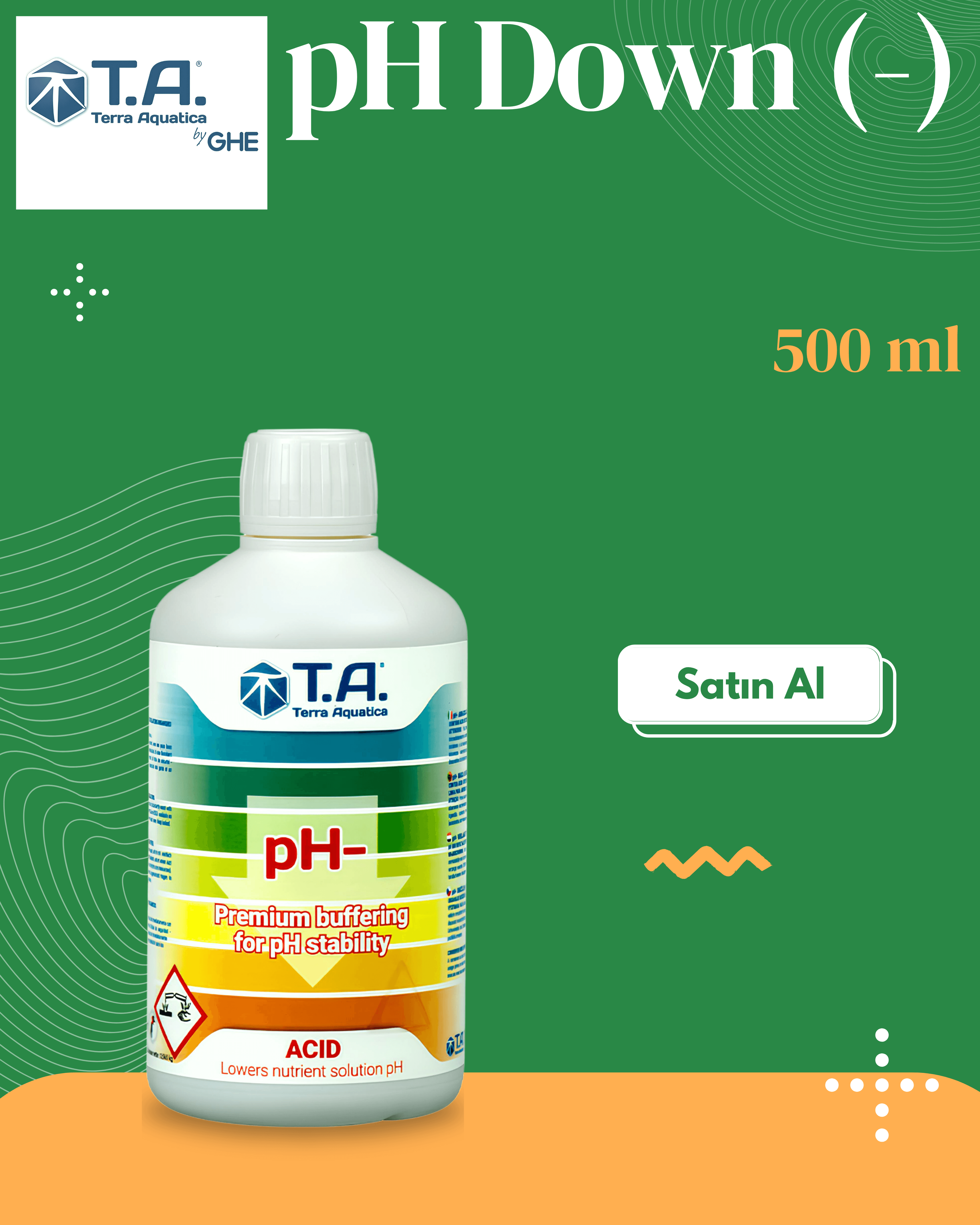 T.A (GHE) -  pH Down (-) - 500 mL