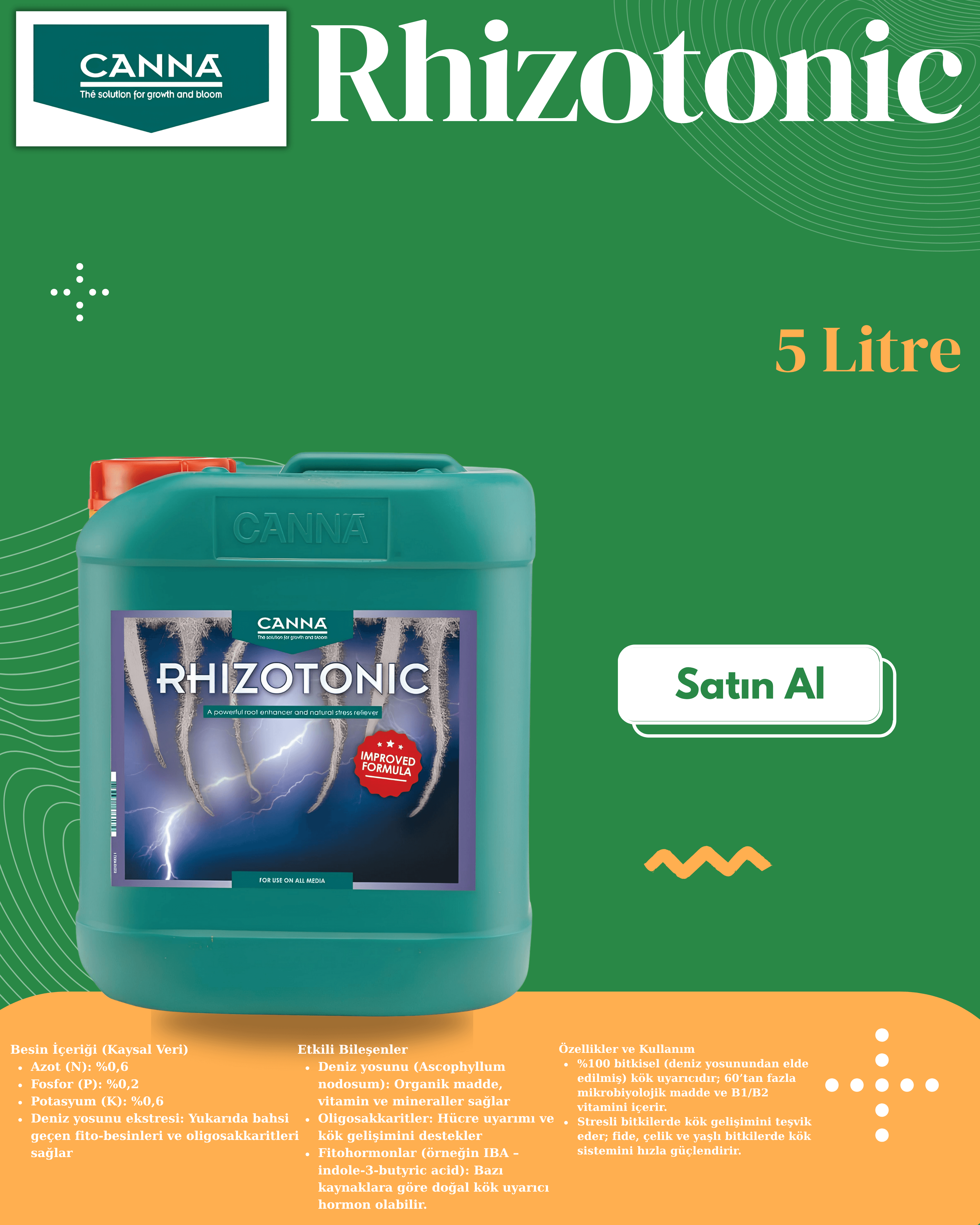Rhizotonic Roots Booster 5 Litre