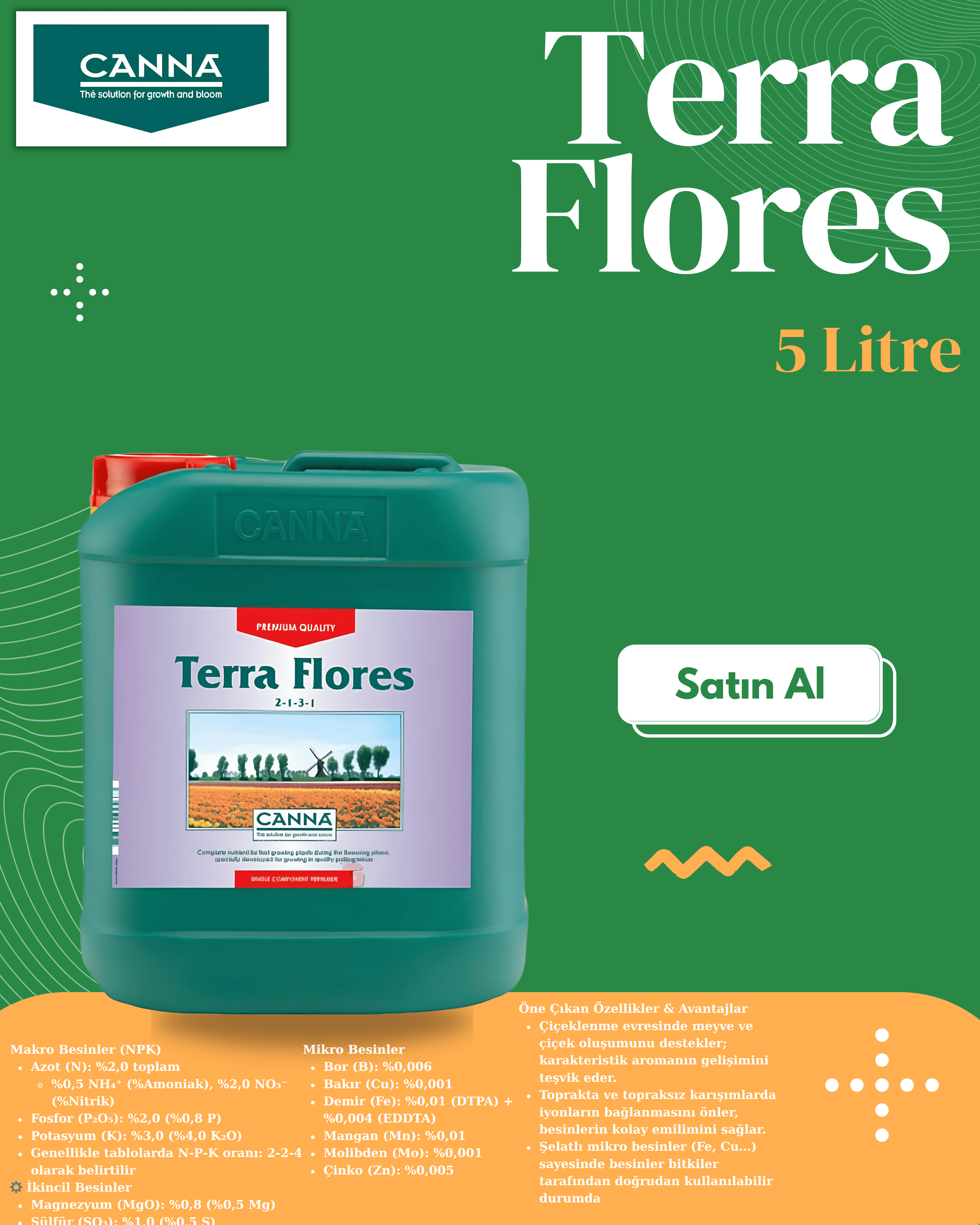 Terra Flores 5 Litre