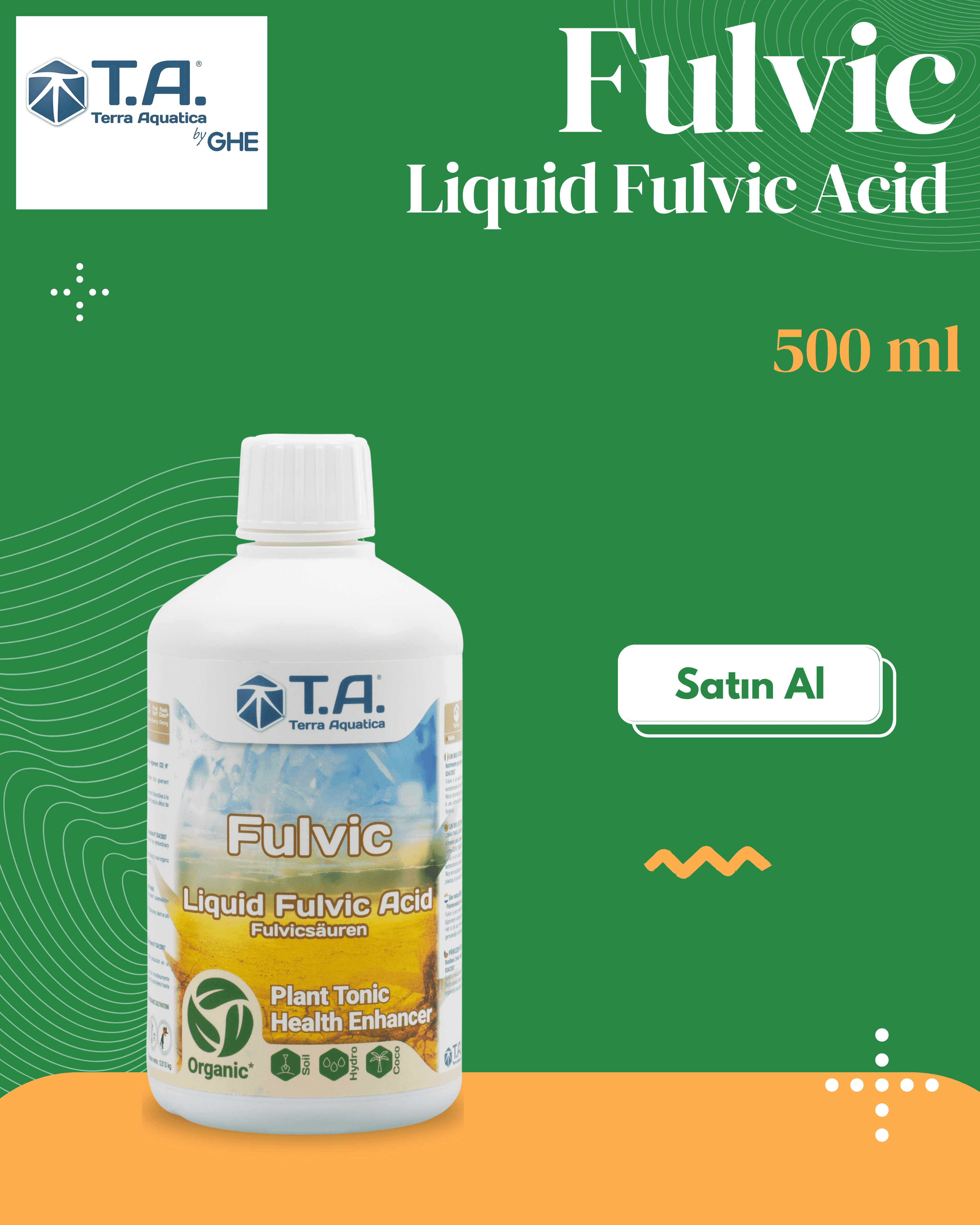T.A (GHE) - Fulvic 500 mL (Diamond Nectar)