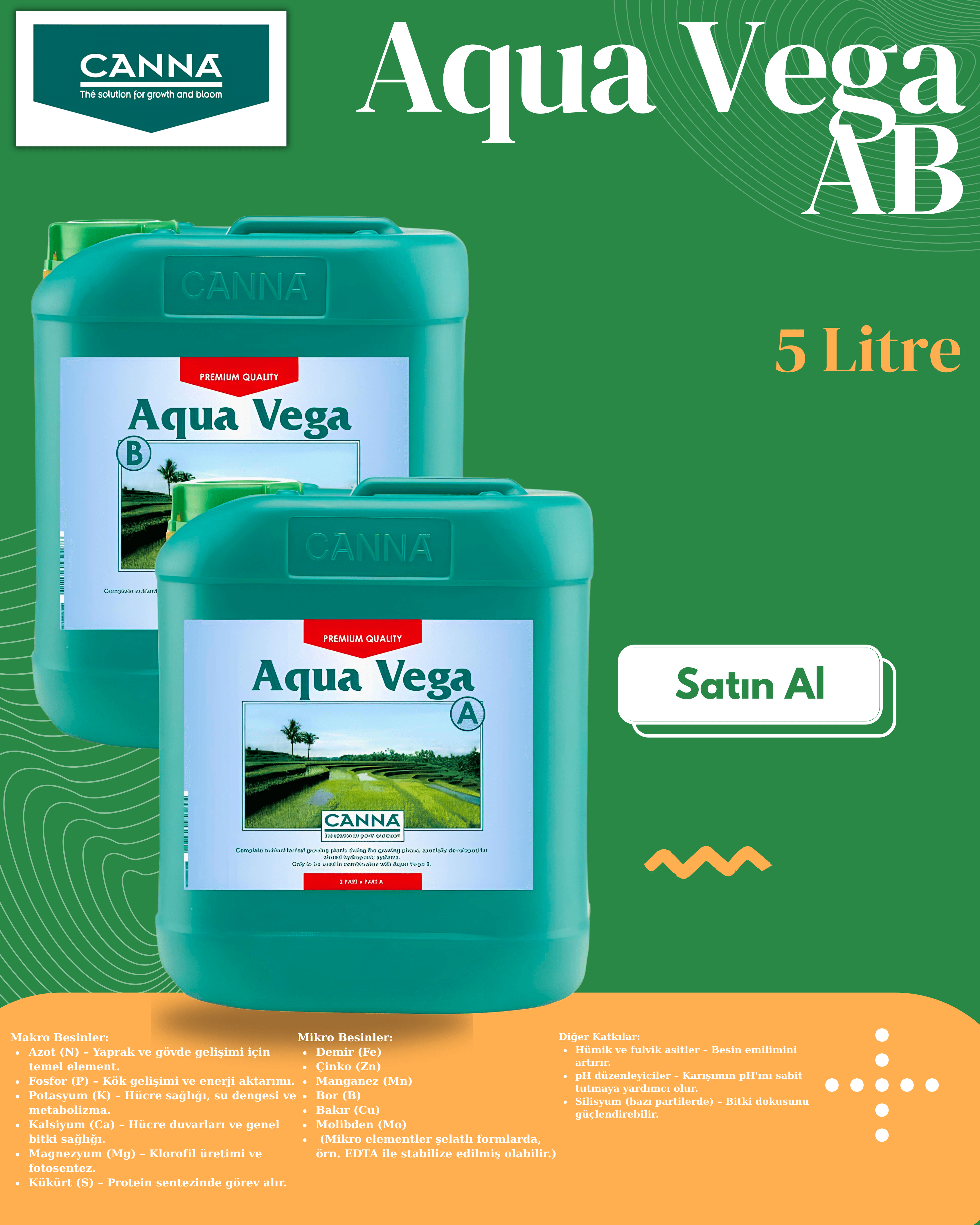 Aqua Vega AB 2X 5 Litre