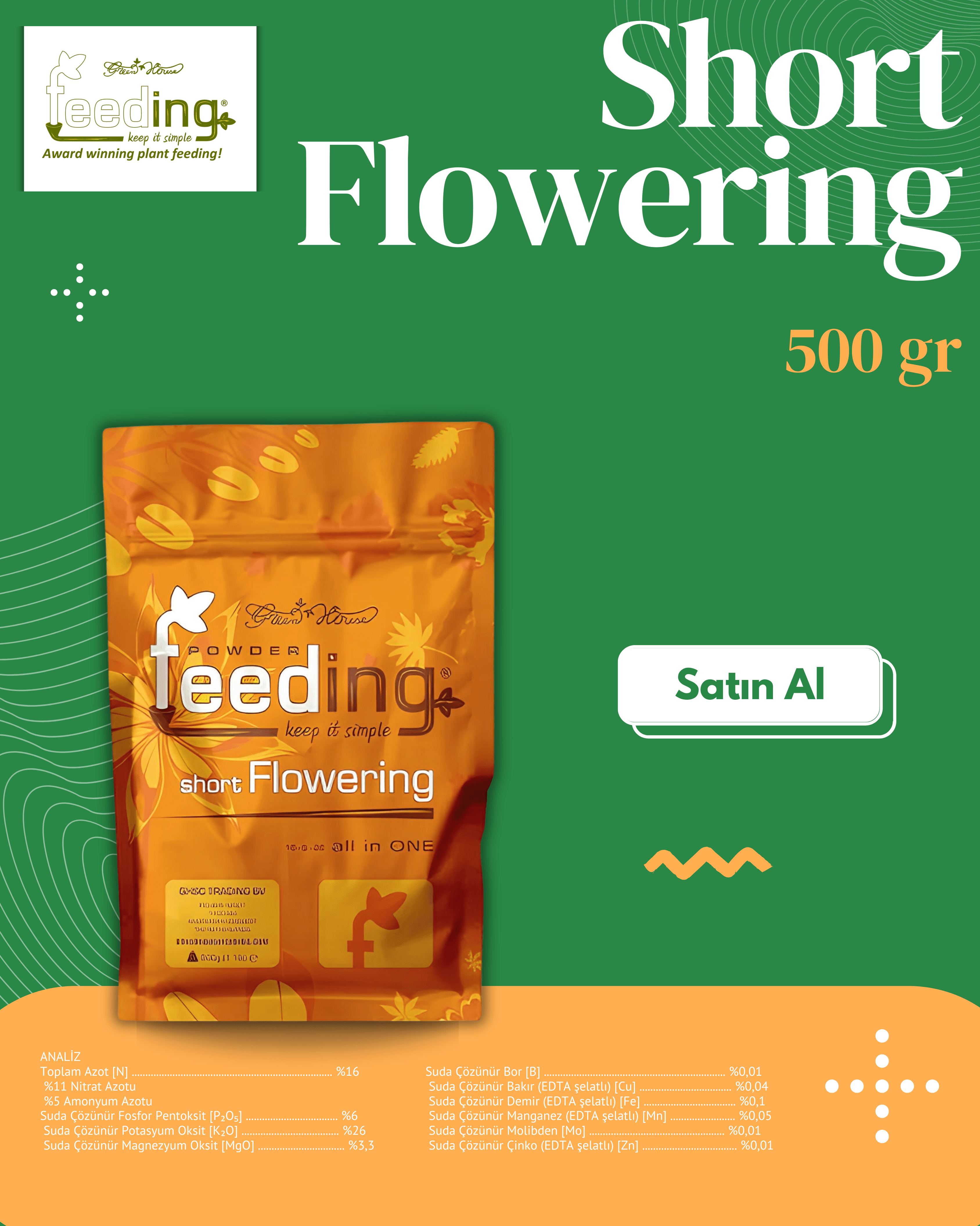 Short Flowering 500 g