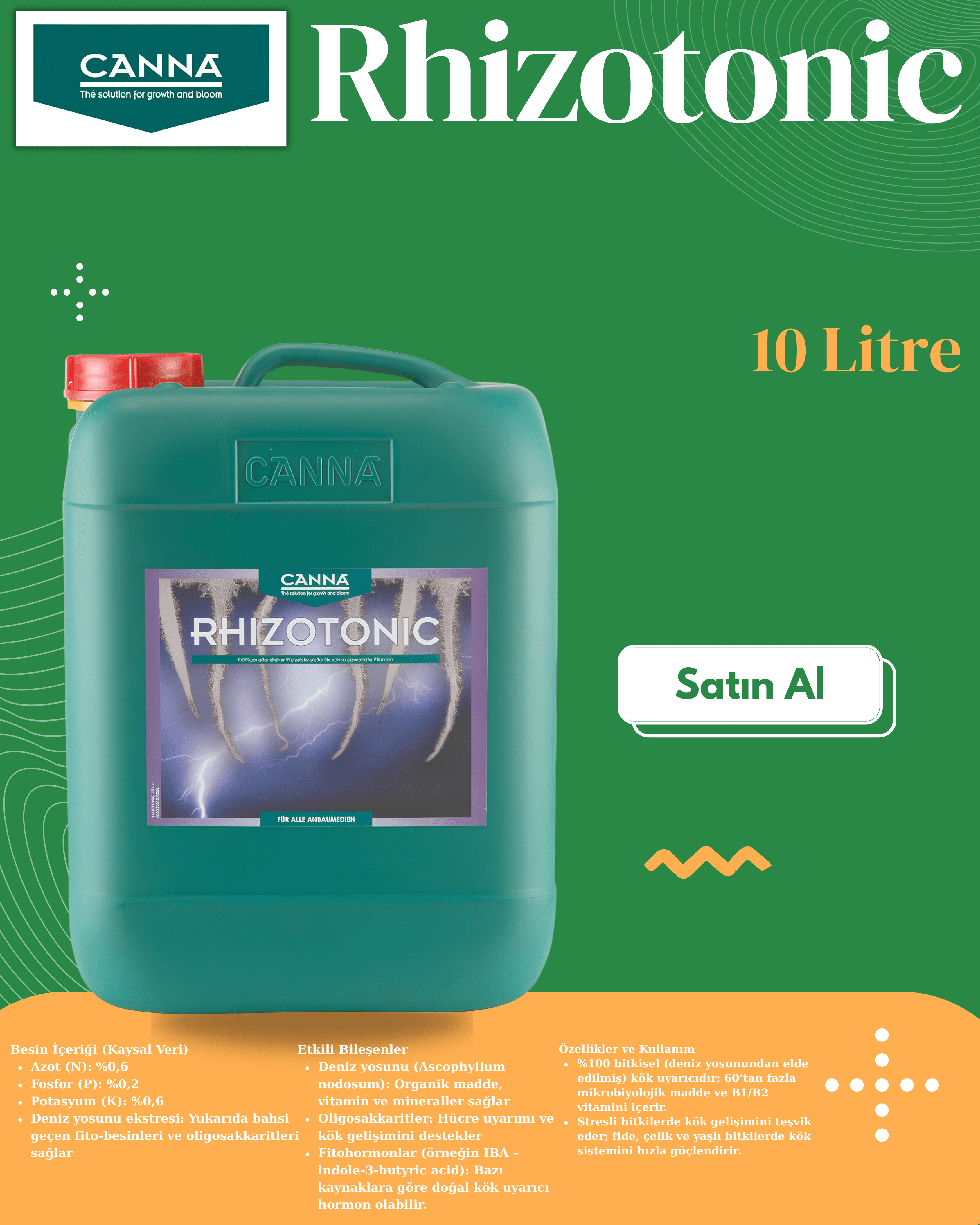 Rhizotonic Roots Booster 10 Litre