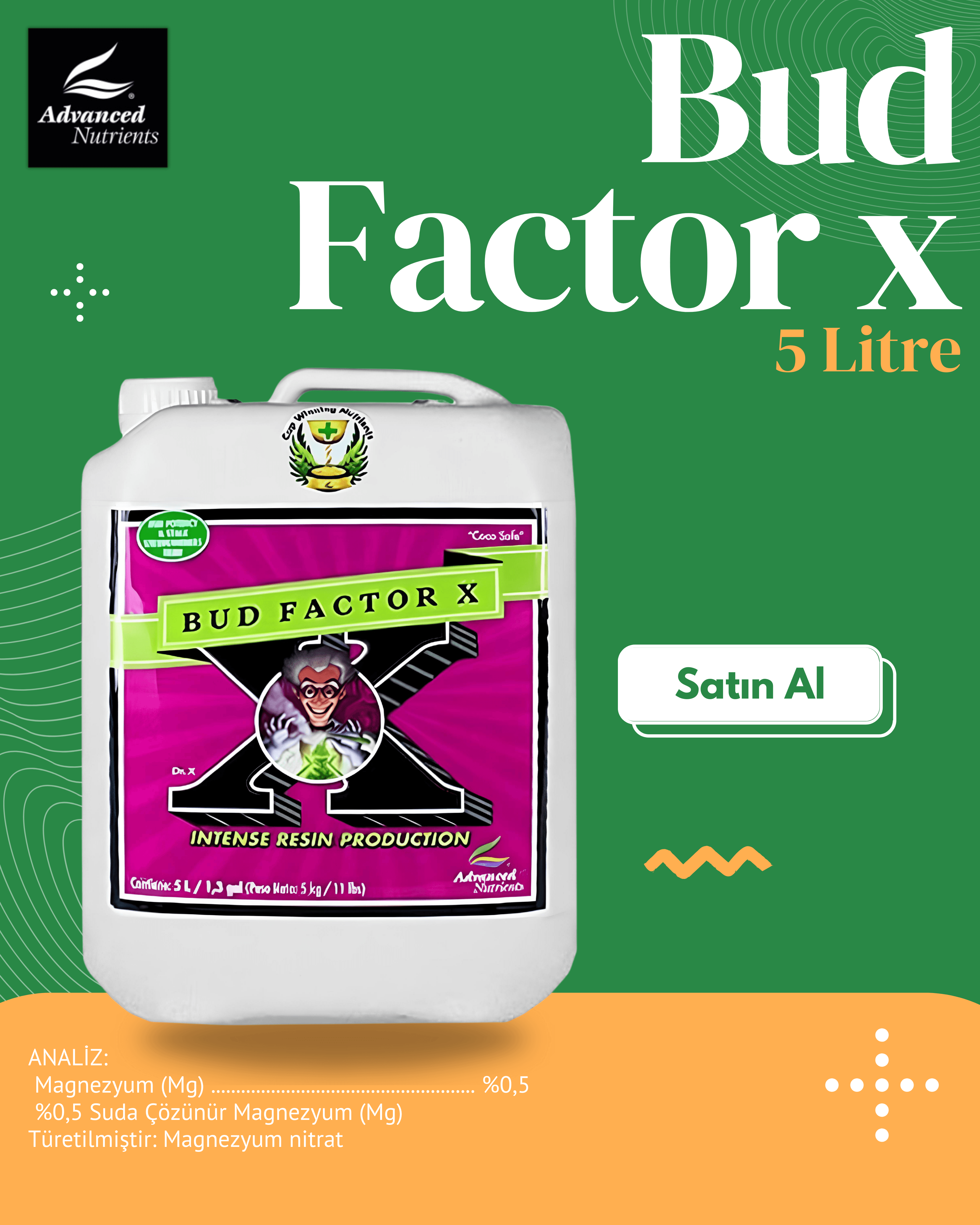 Bud Factor X 5 Litre