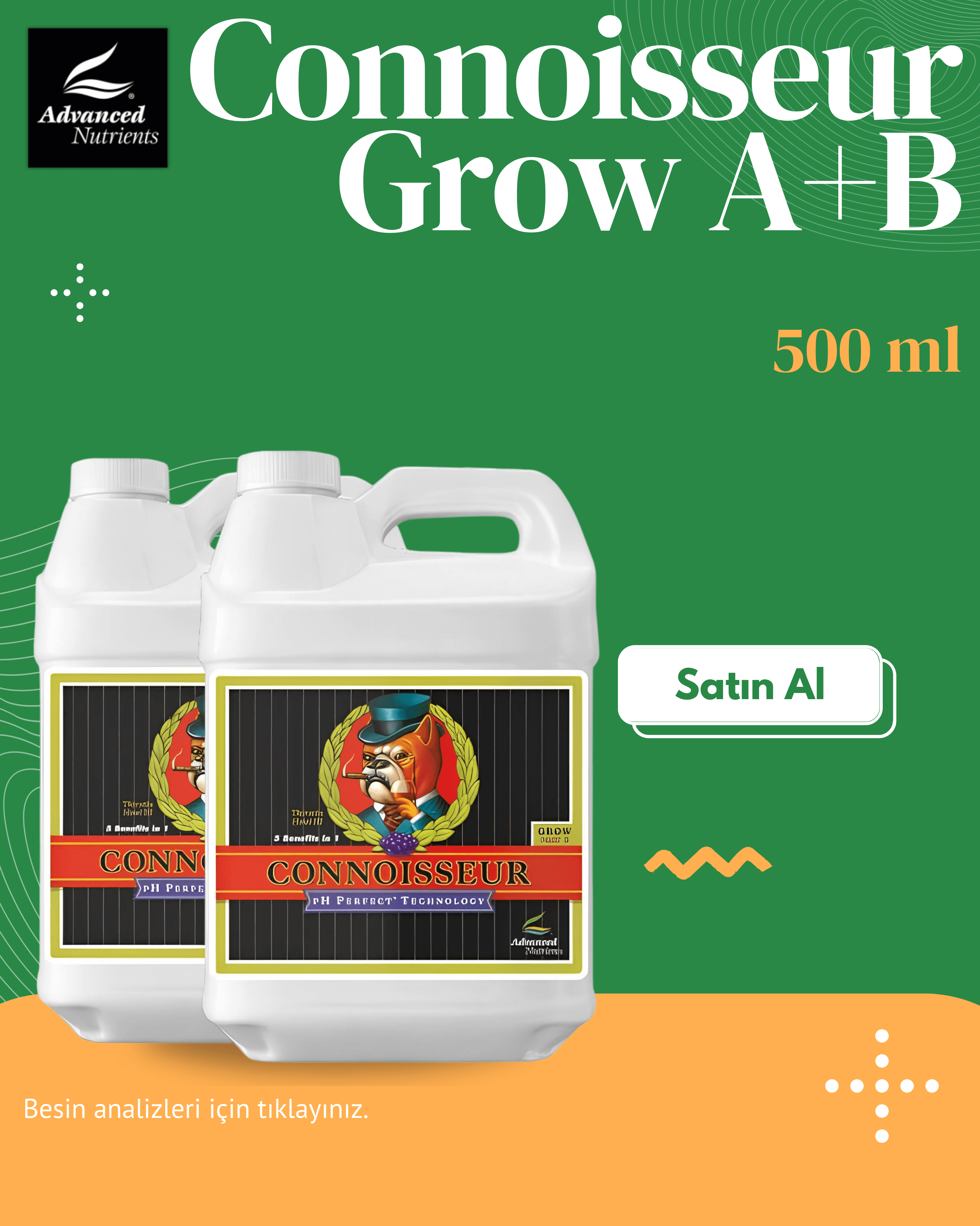 pH Perfect Connoisseur Grow AB 2X 500 mL