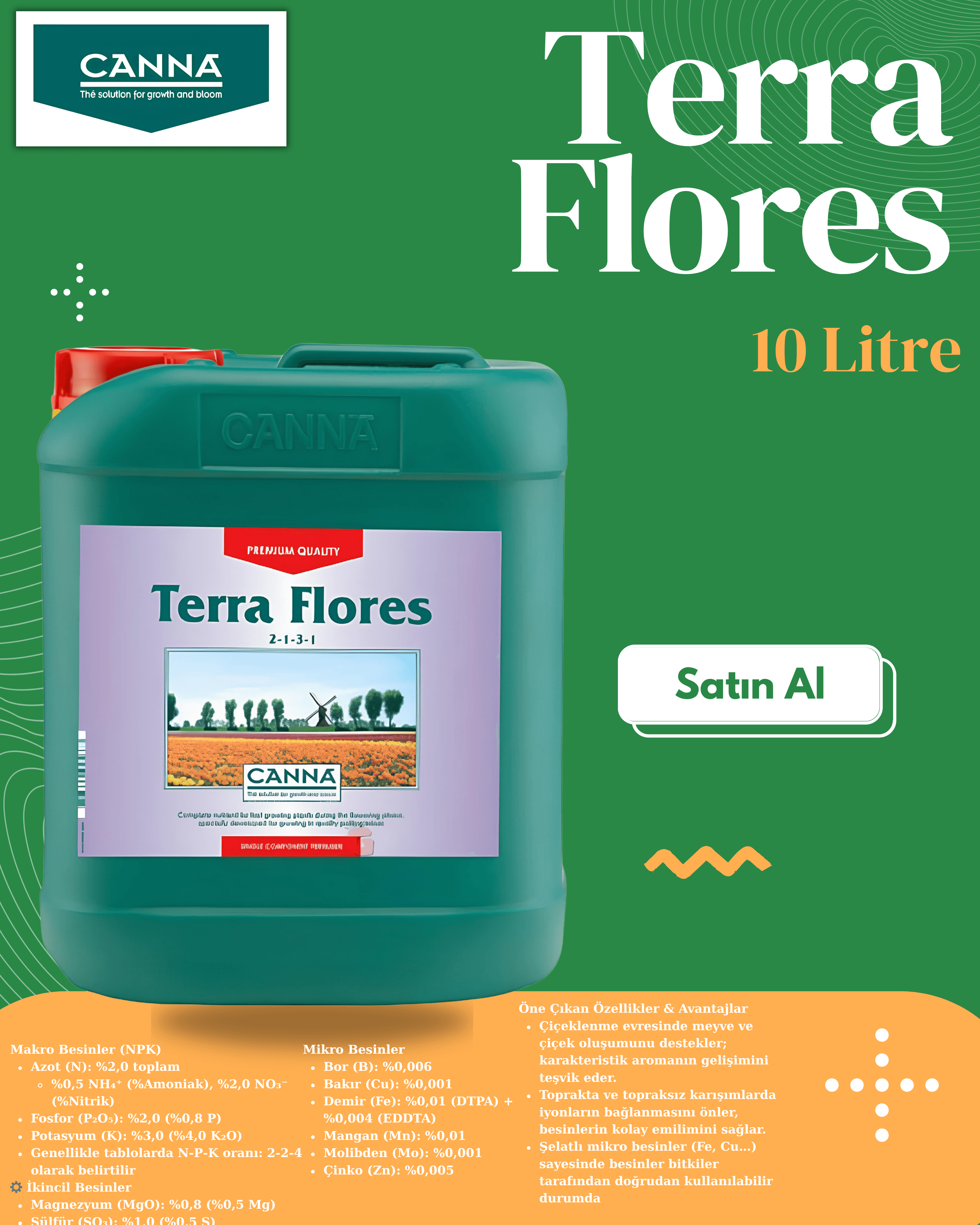 Terra Flores 10 Litre