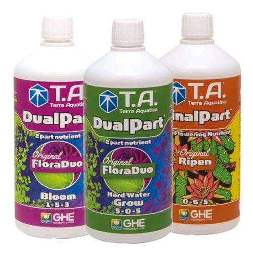 Terra Aquatica (GHE) Dualpart + Ripen Hard Water Starter Kit 3x500 mL