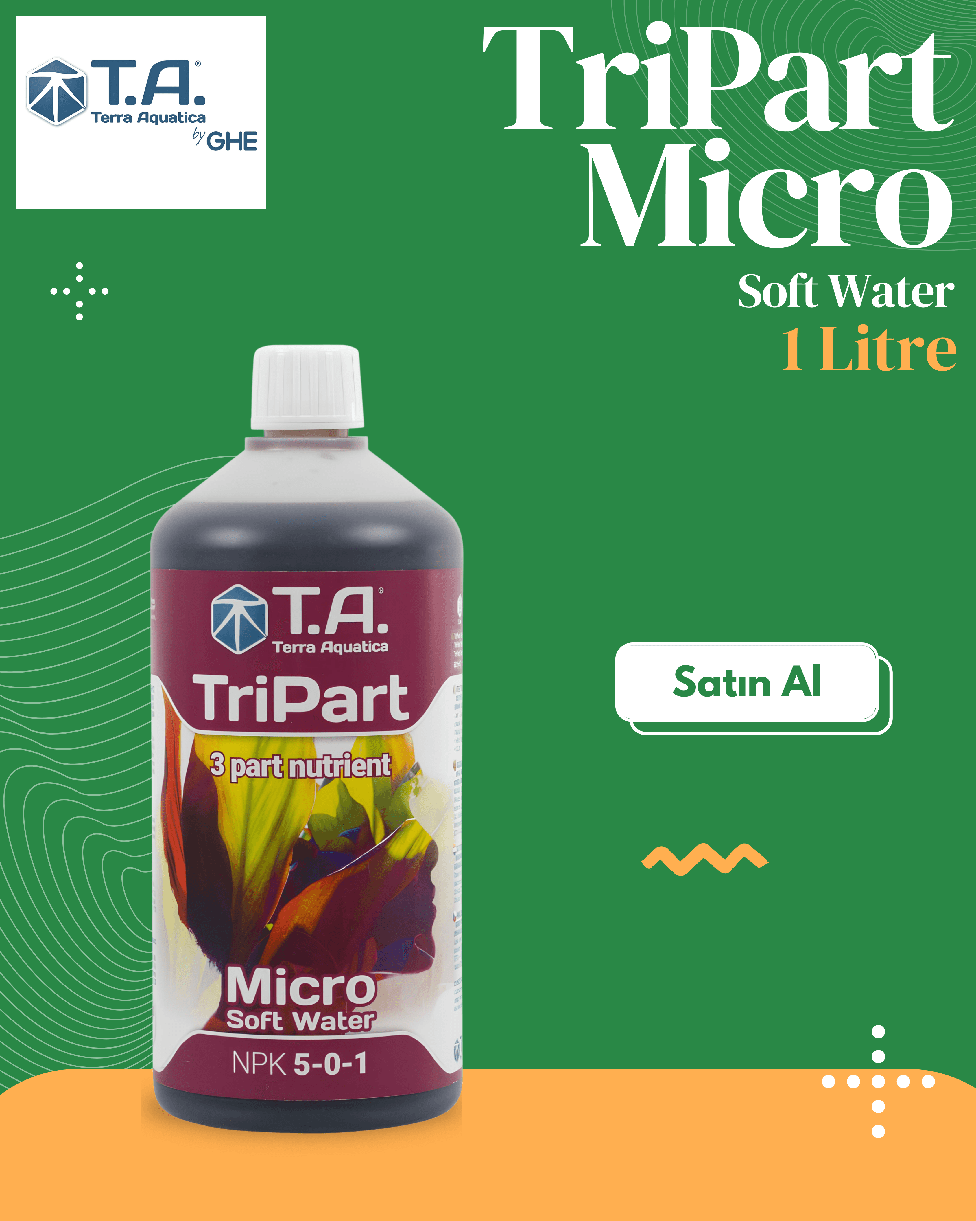 T.A (GHE) - TriPart Micro Soft Water 1 Litre