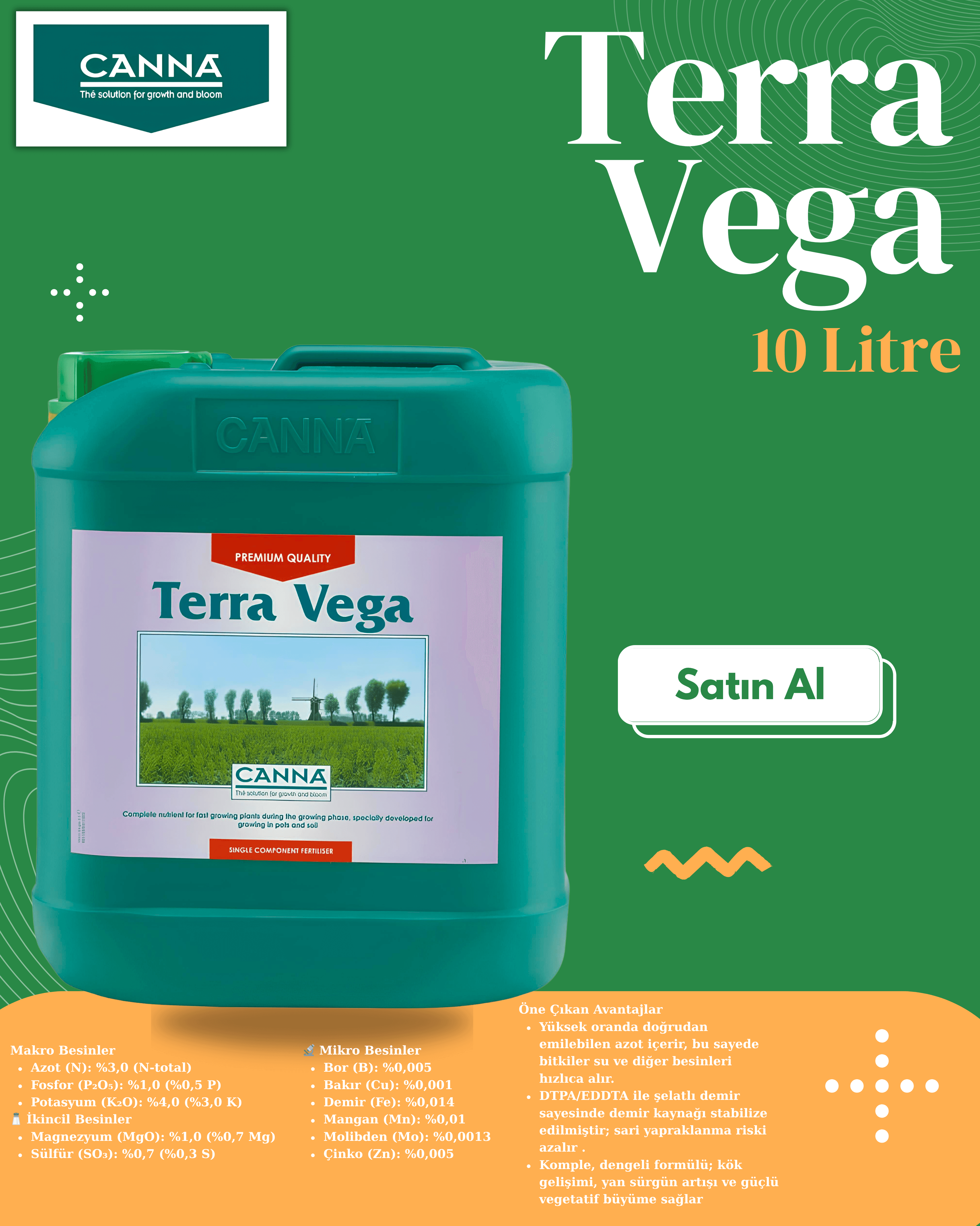 Terra Vega 10 Litre