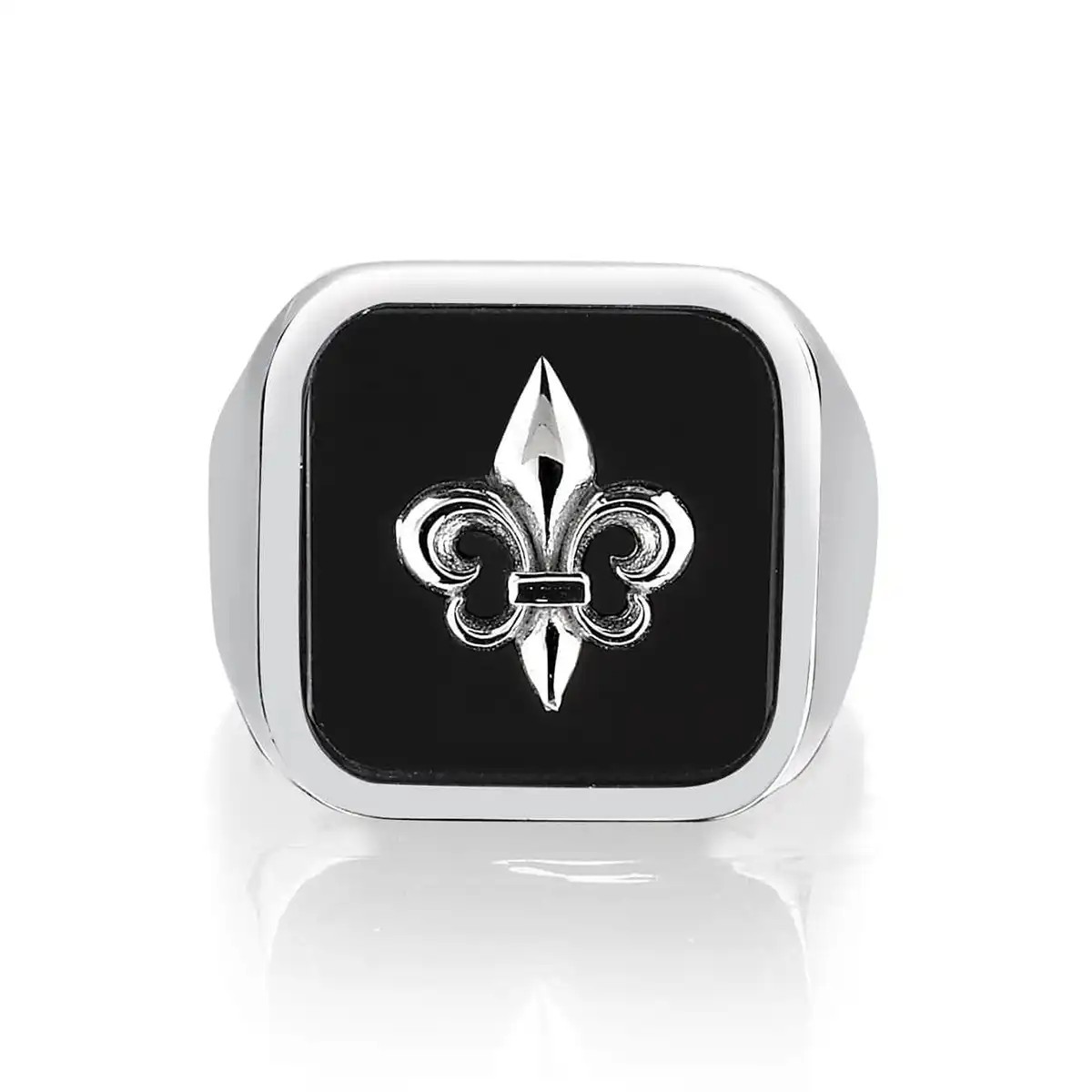 Silver Giglio Ring