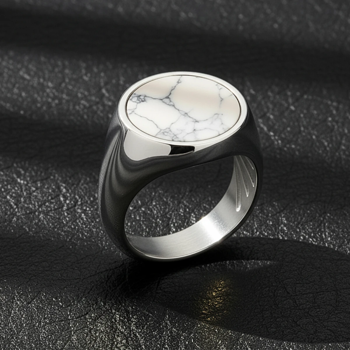 Gümüş Havlit Taşlı Yüzük