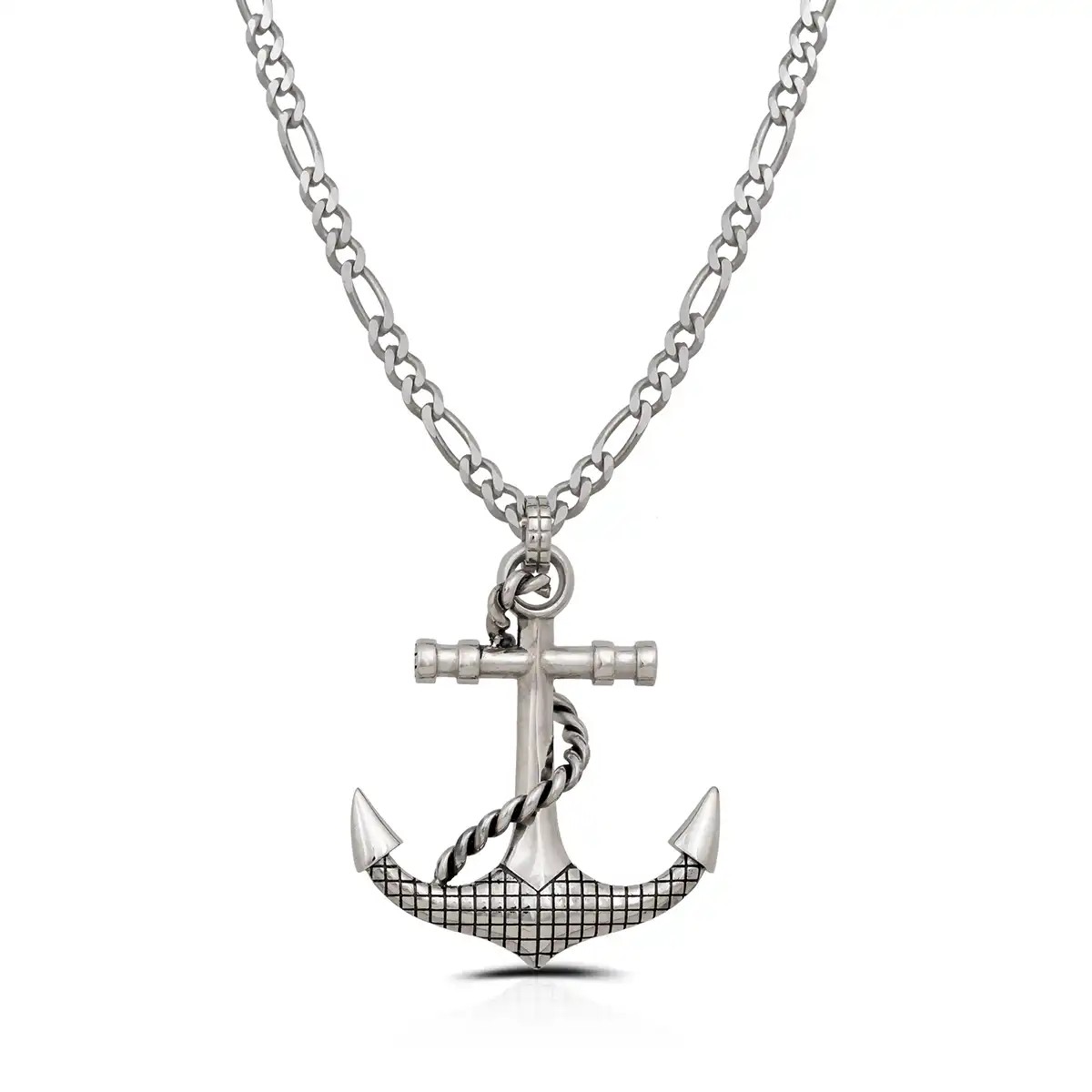 Silver Anchor Necklace