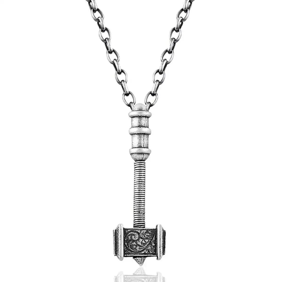 Silver  Mjöllnir's Hammer Necklace