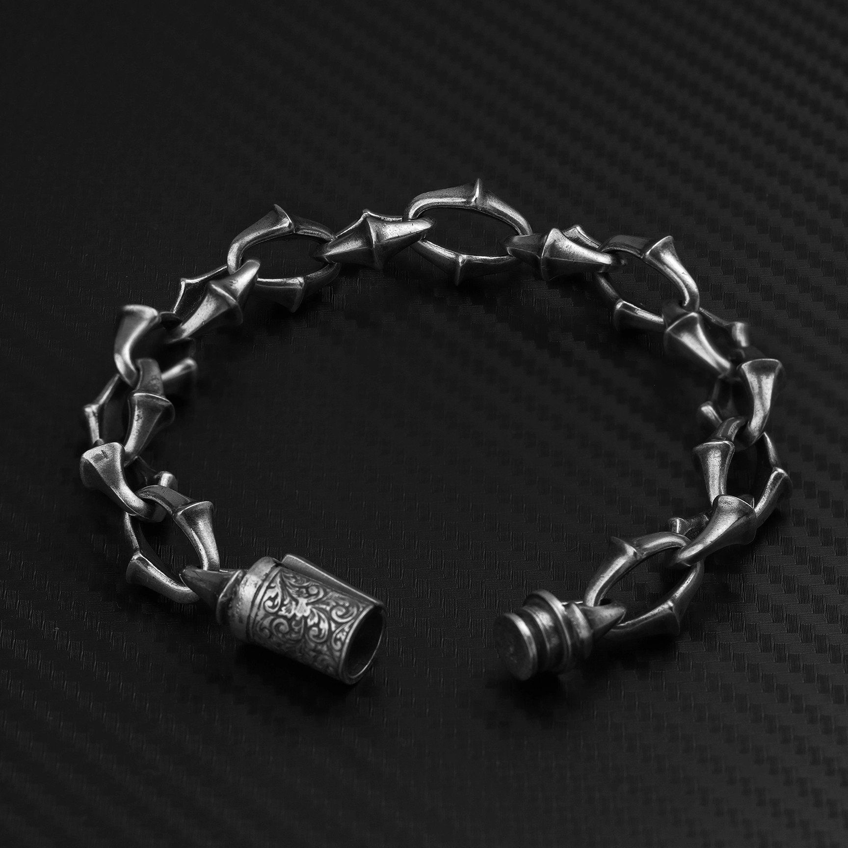 Gümüş Chain Bileklik