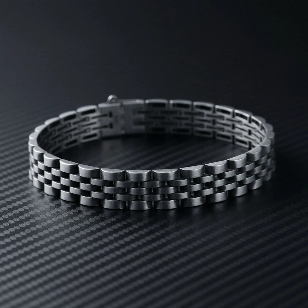 Gümüş Rolex Stili Bileklik 