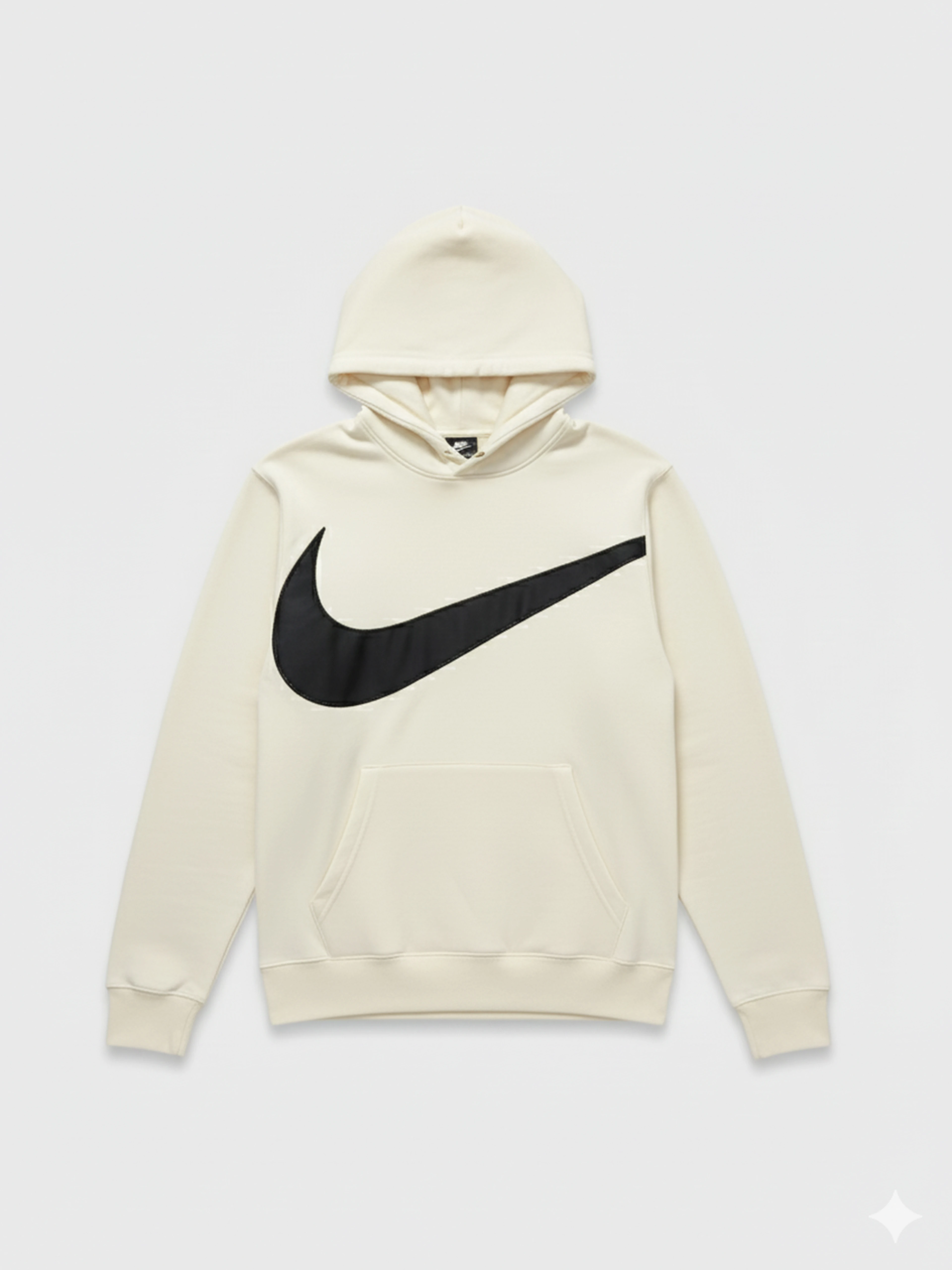 Swoosh Hoodie - Kırık Beyaz