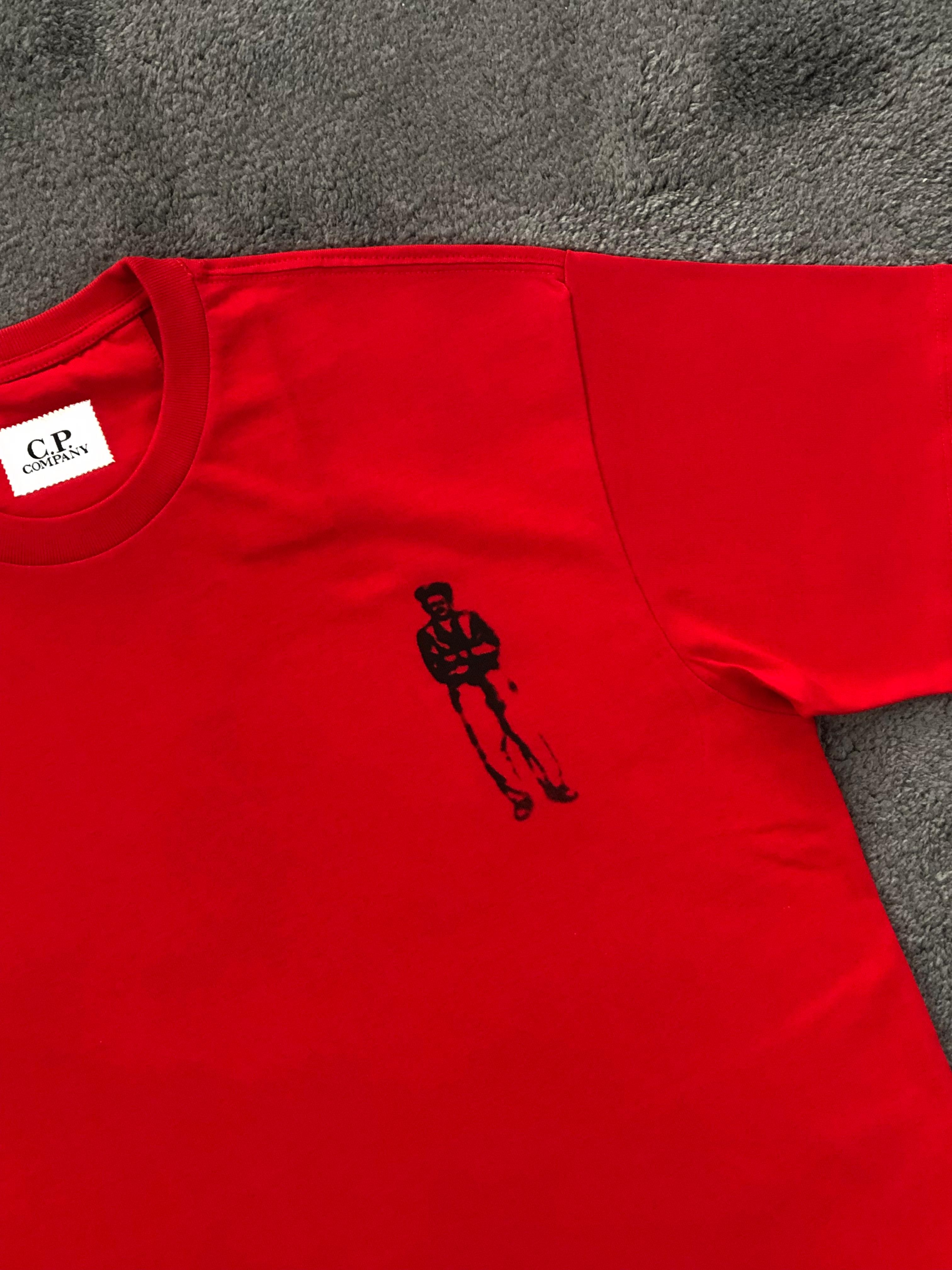 Exclusive C.P. Company Silhouette Tee - Kırmızı