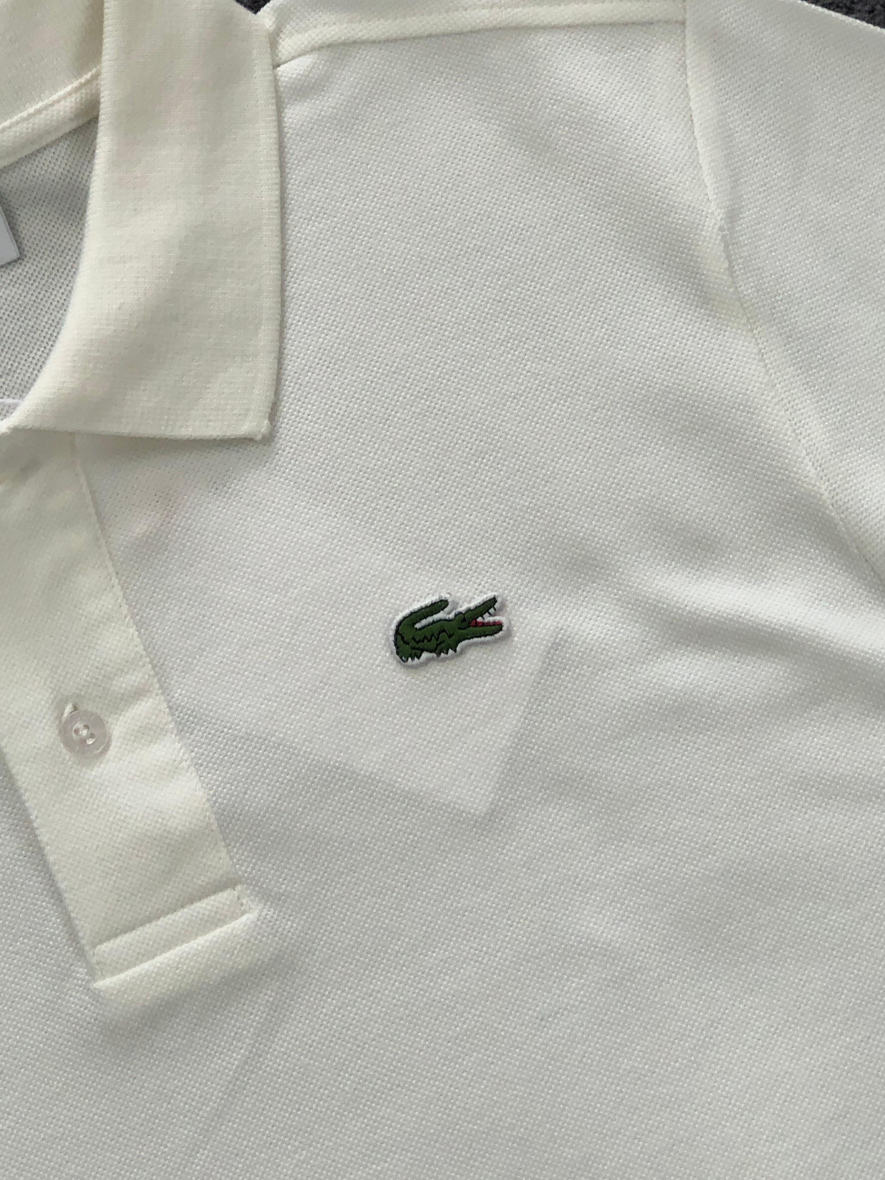 Lacoste Polo Yaka Tişört - Beyaz