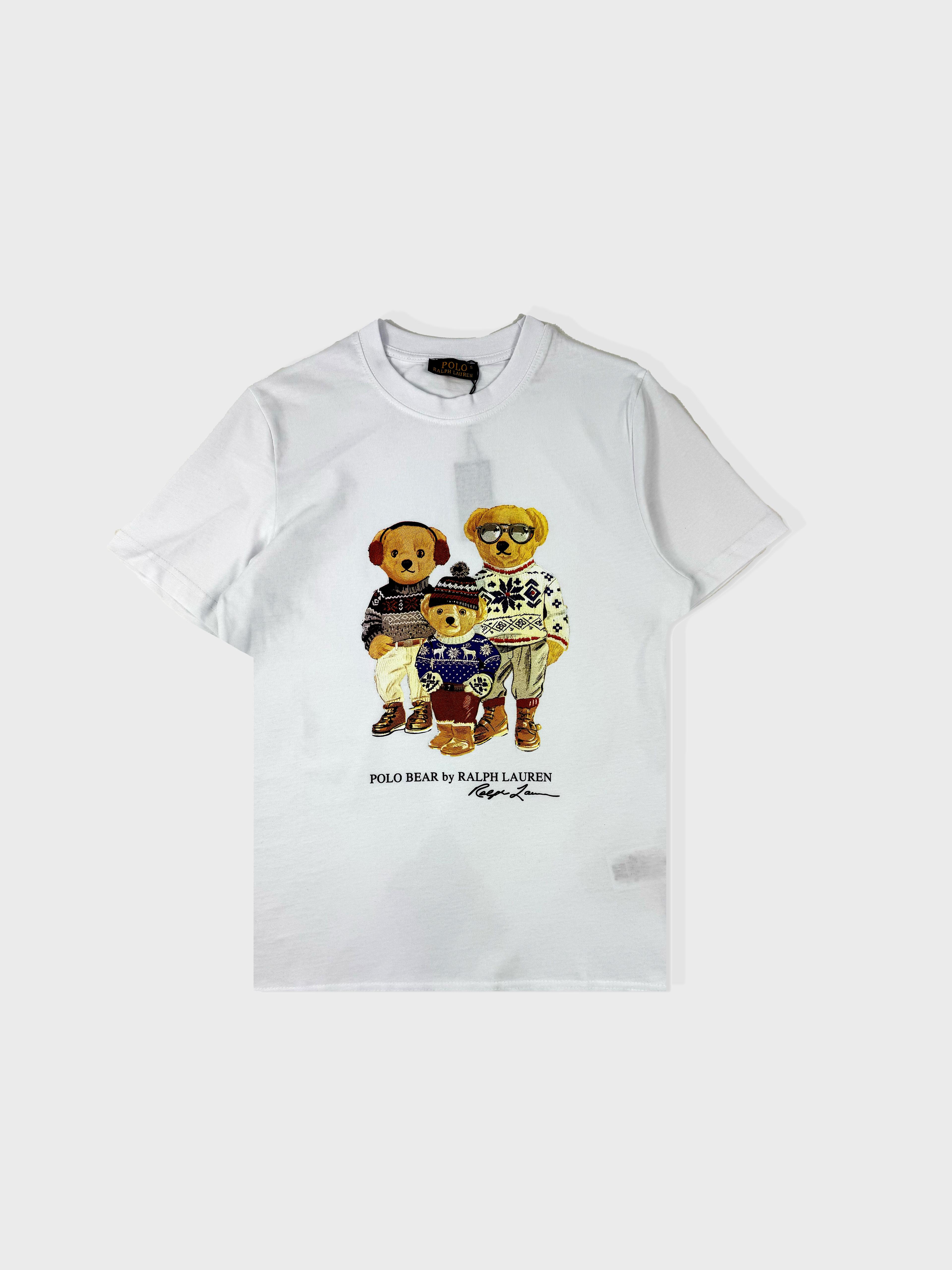 Ralph Lauren Family Bear Tee - Beyaz