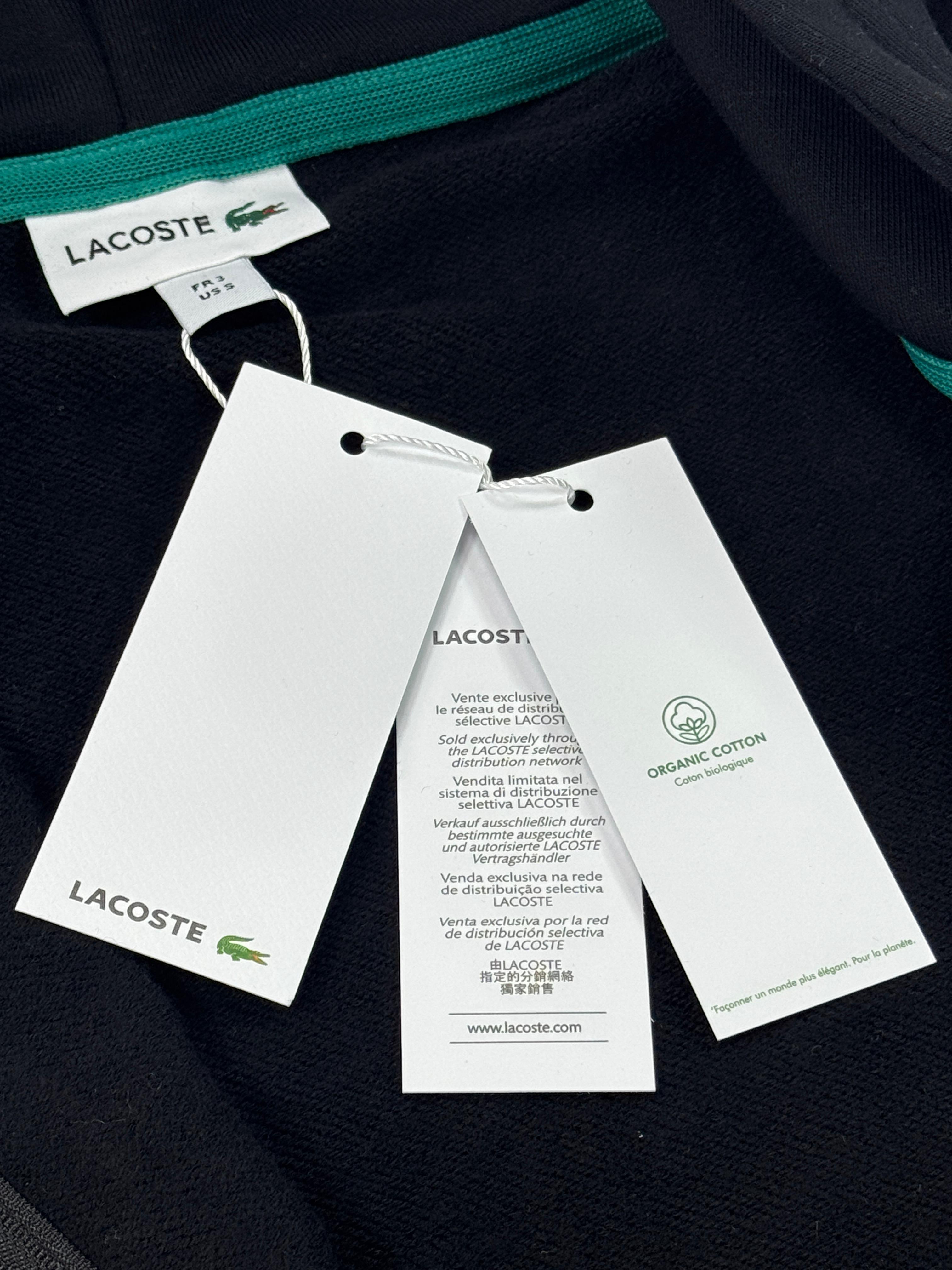 Lacoste Classic Full Zip Hoodie - Siyah