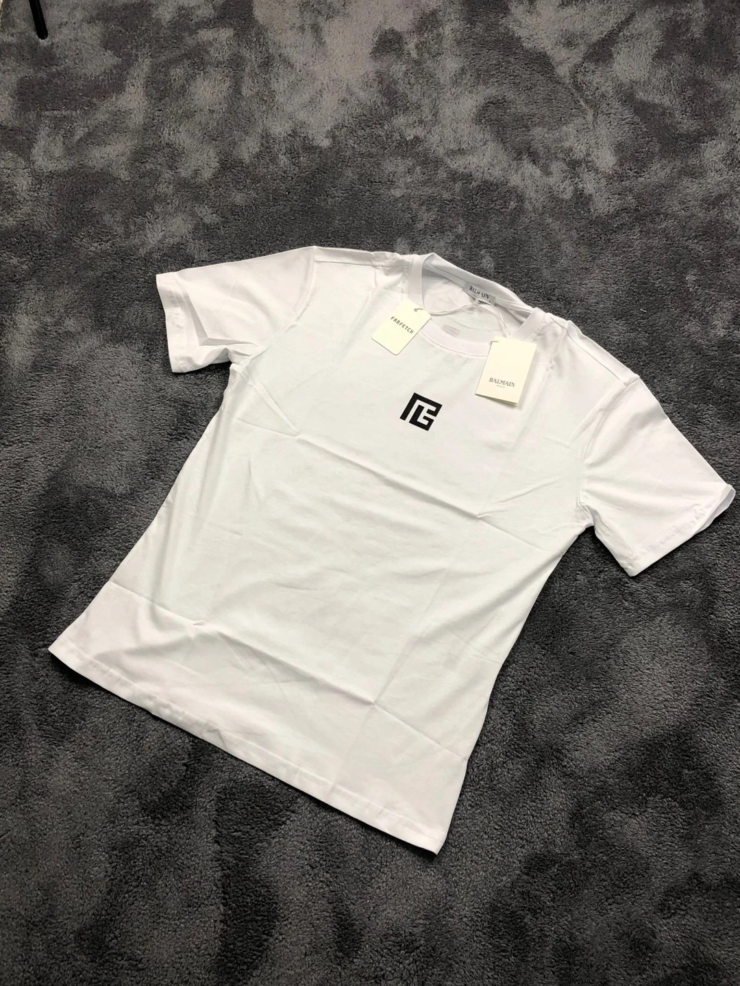 Balmain Paris Kontrast Logo Tee