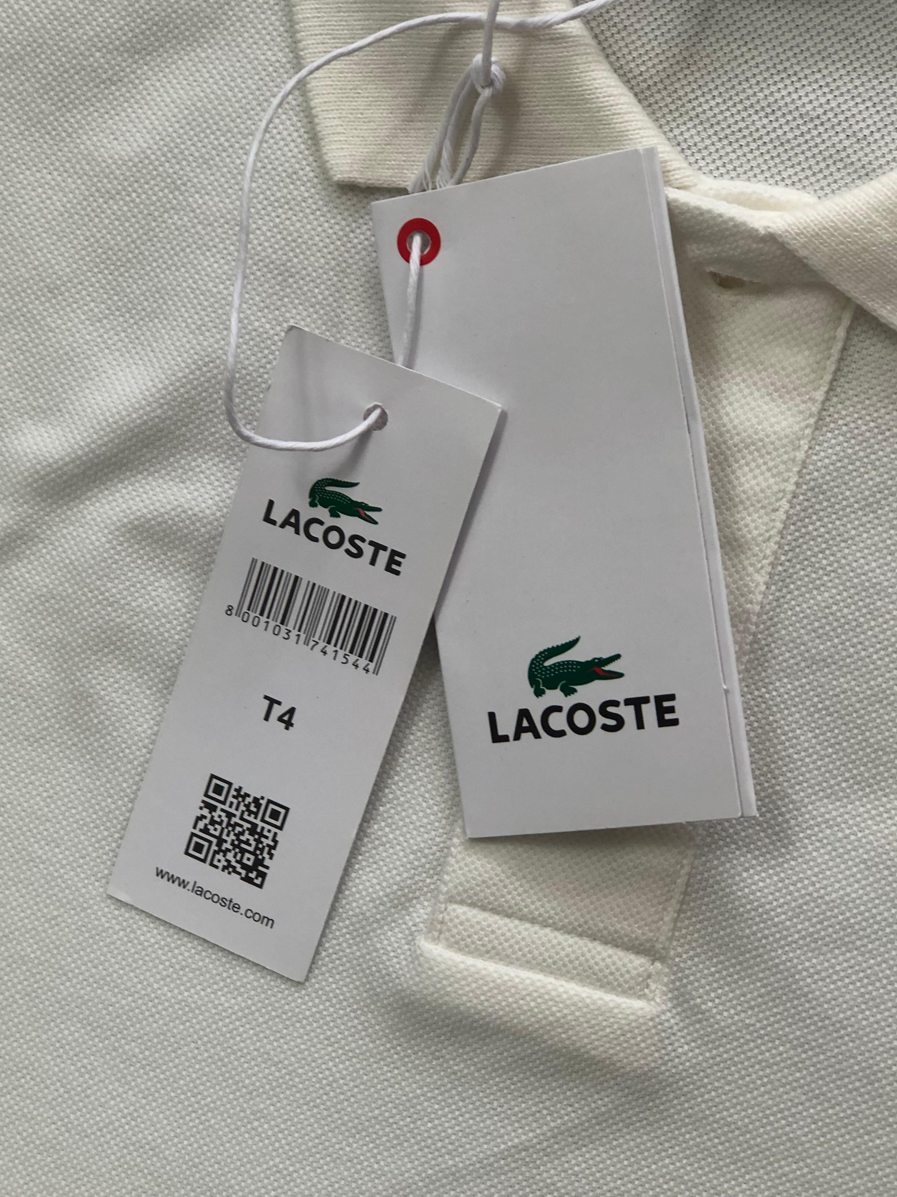 Lacoste Polo Yaka Tişört - Beyaz