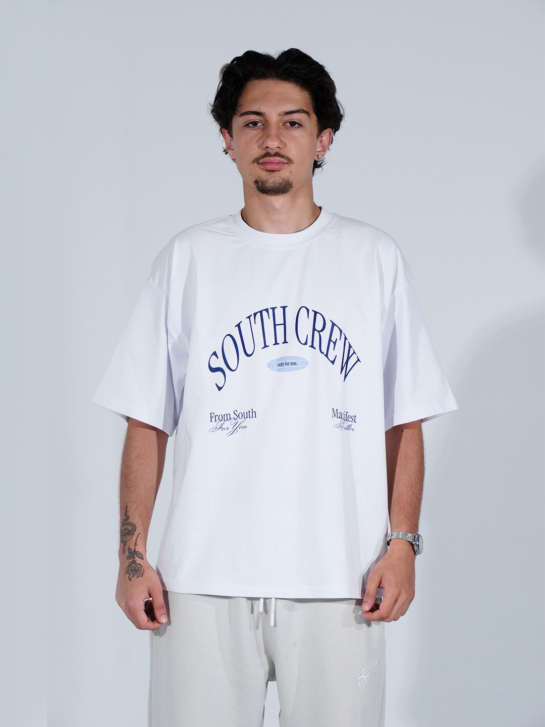 South Crew Tee - Beyaz
