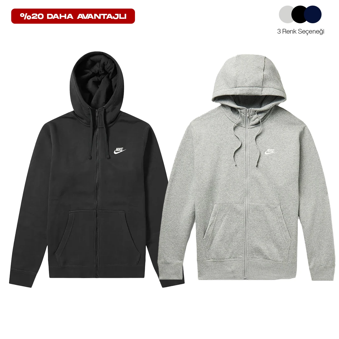 Club Fleece Ceket İkili Avantajlı Paket