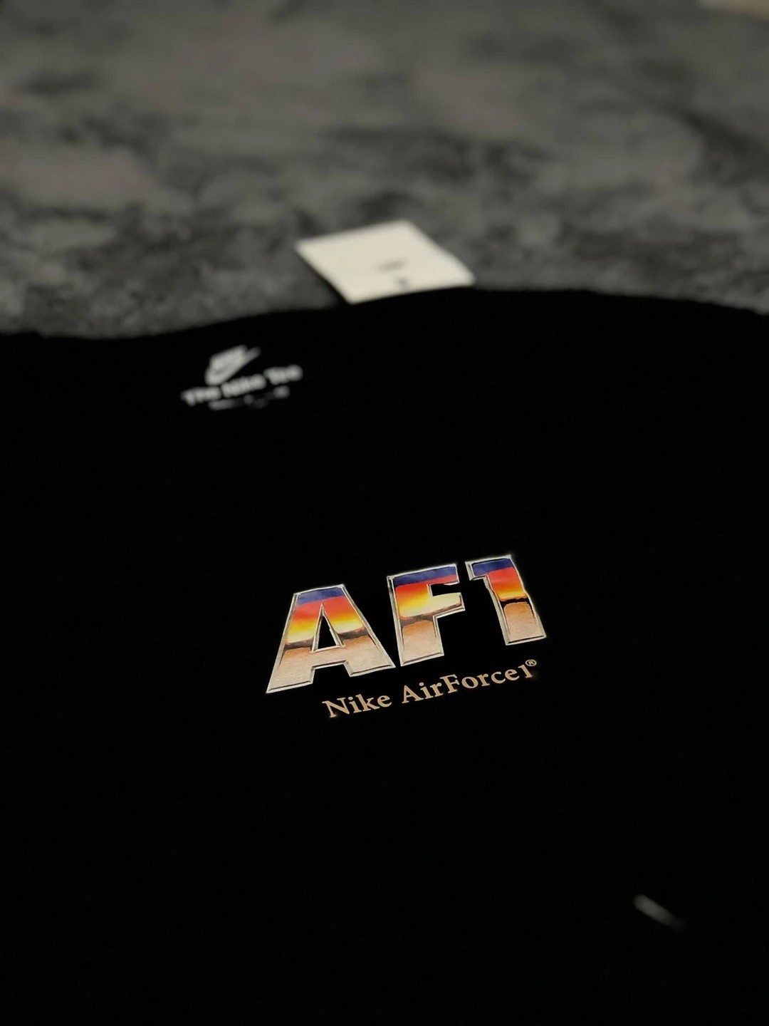 Nike Air Force One Tee - Siyah