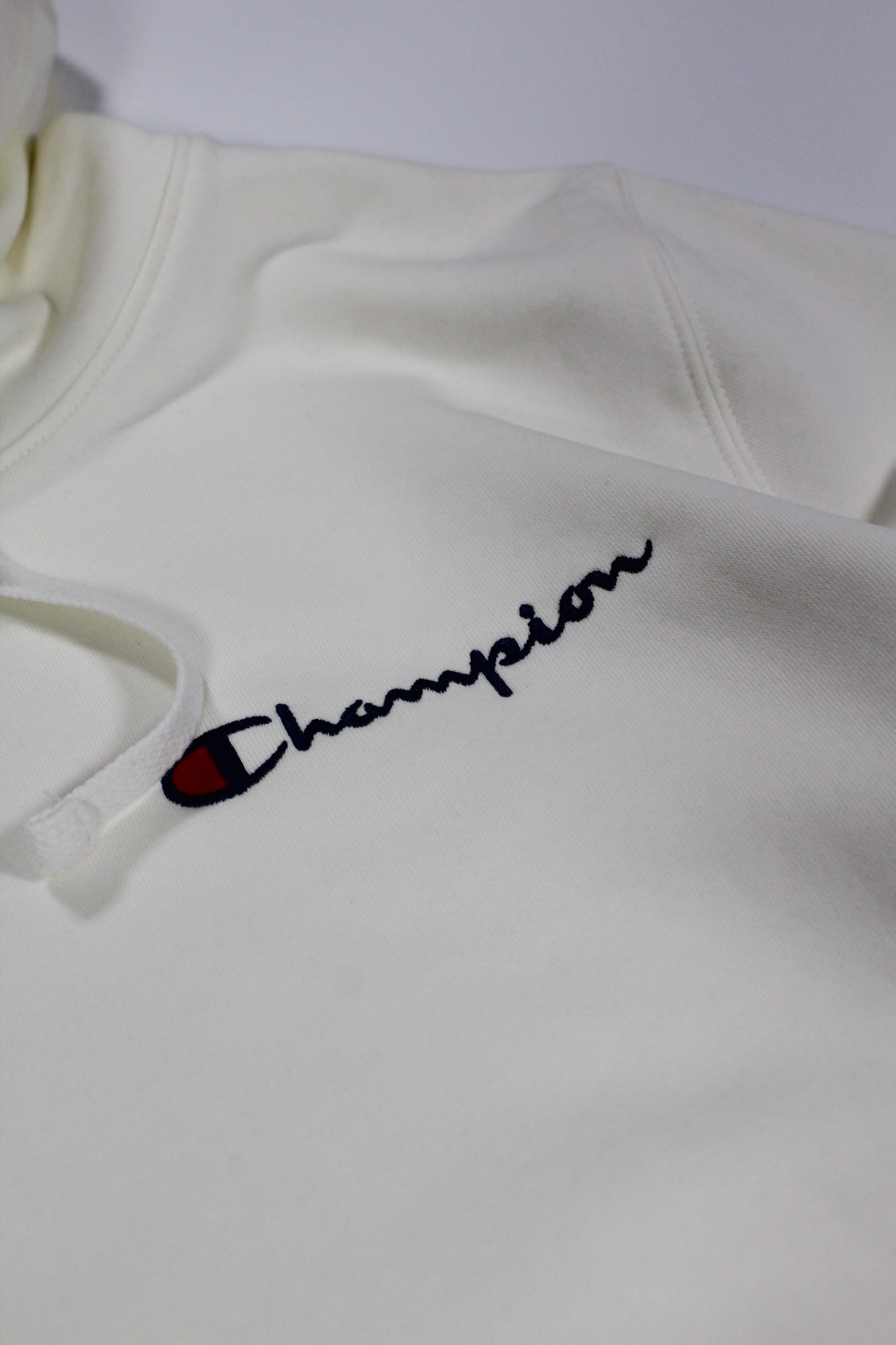 Champion Basic Hoodie - Kırık Beyaz
