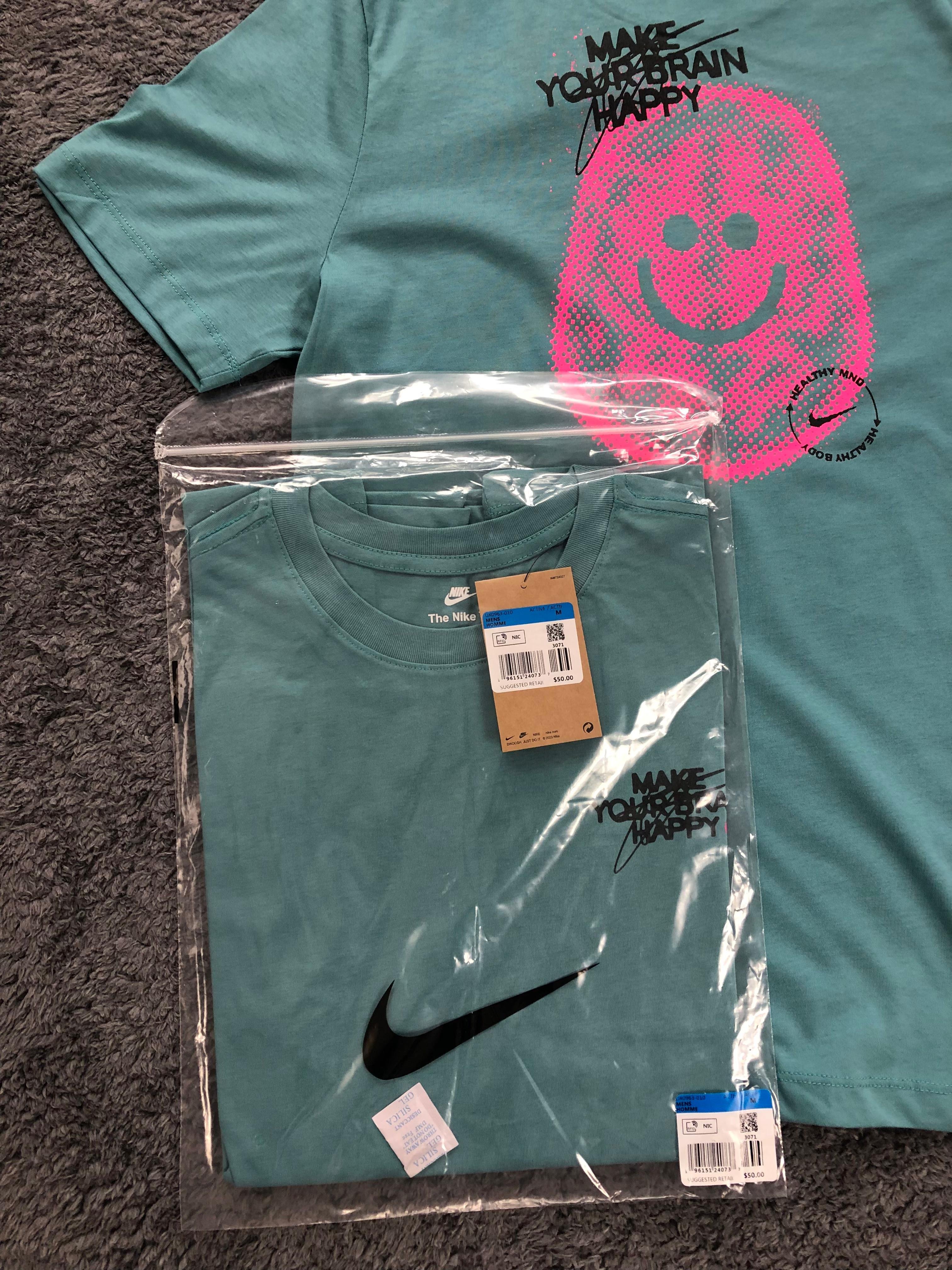 Exclusive Nike Make Your Brain Happy Tee - Turkuaz