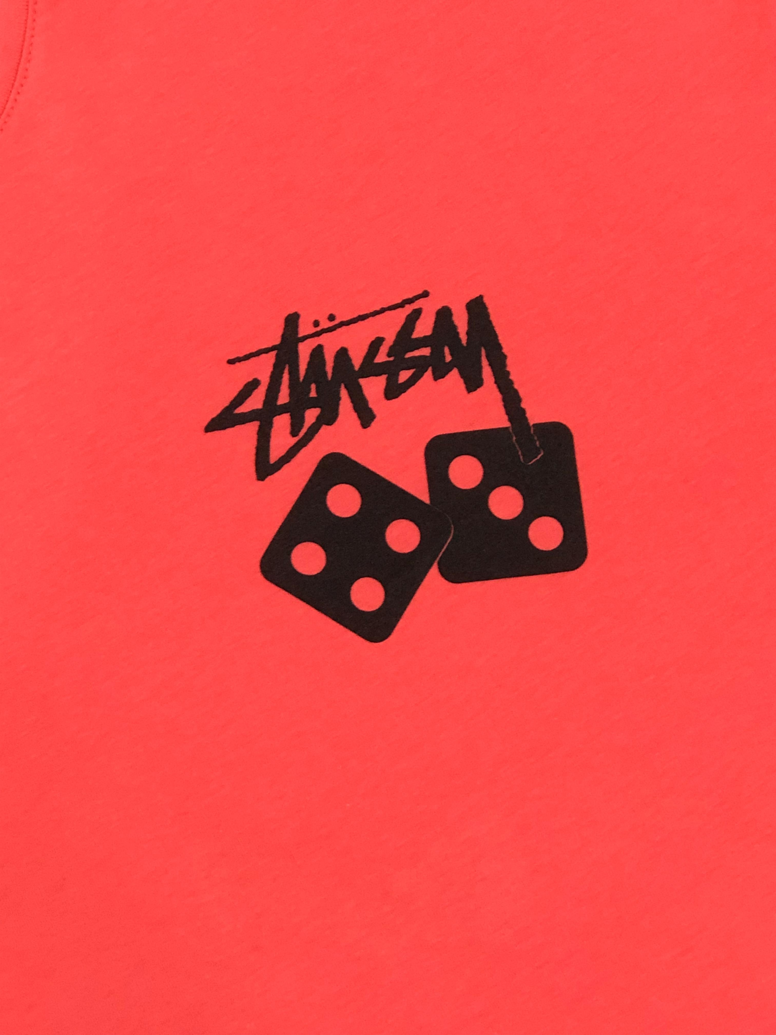 Stussy Dice Tee - Neon Turuncu