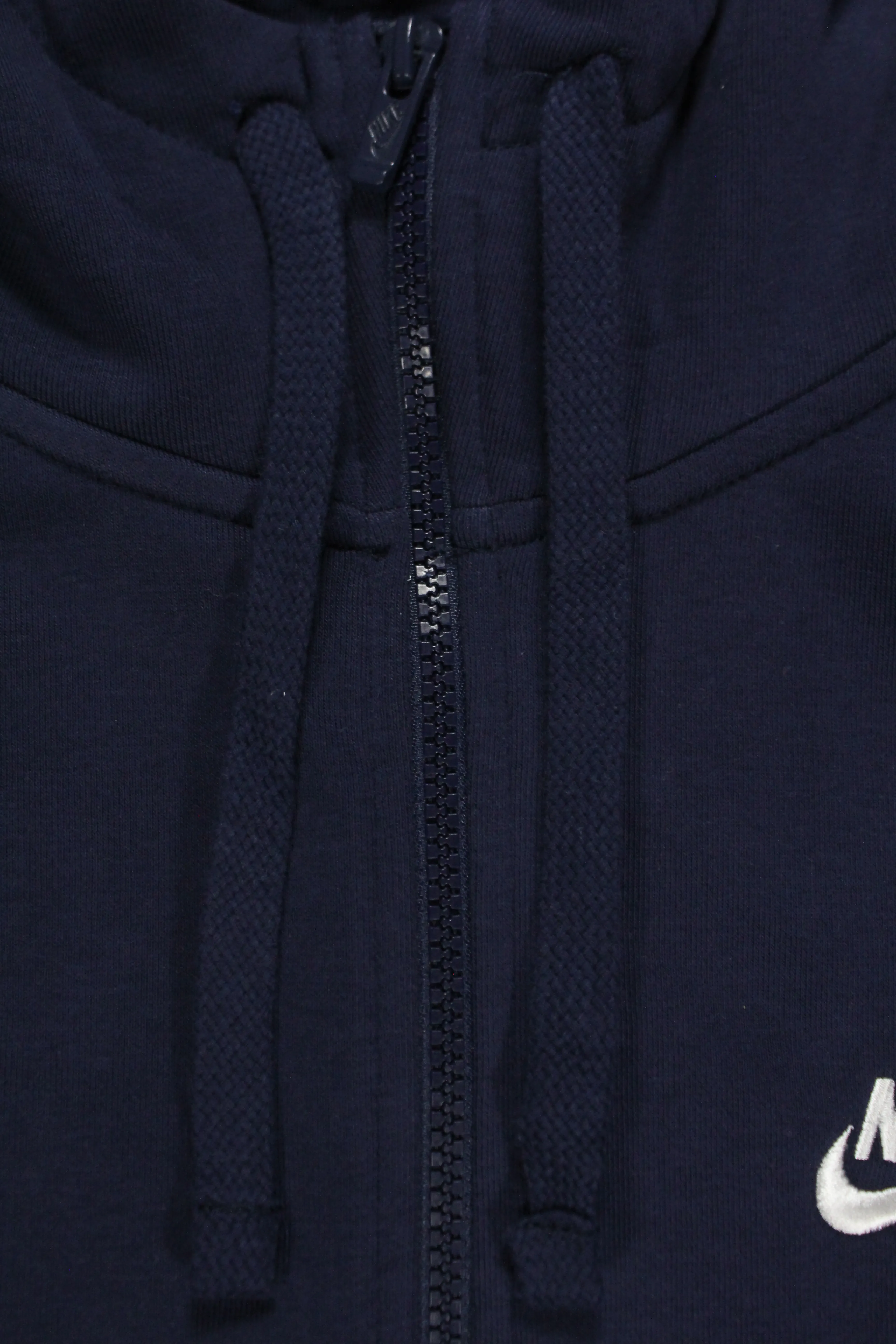 Nike Club Fleece Full Zip Hoodie - Koyu Lacivert