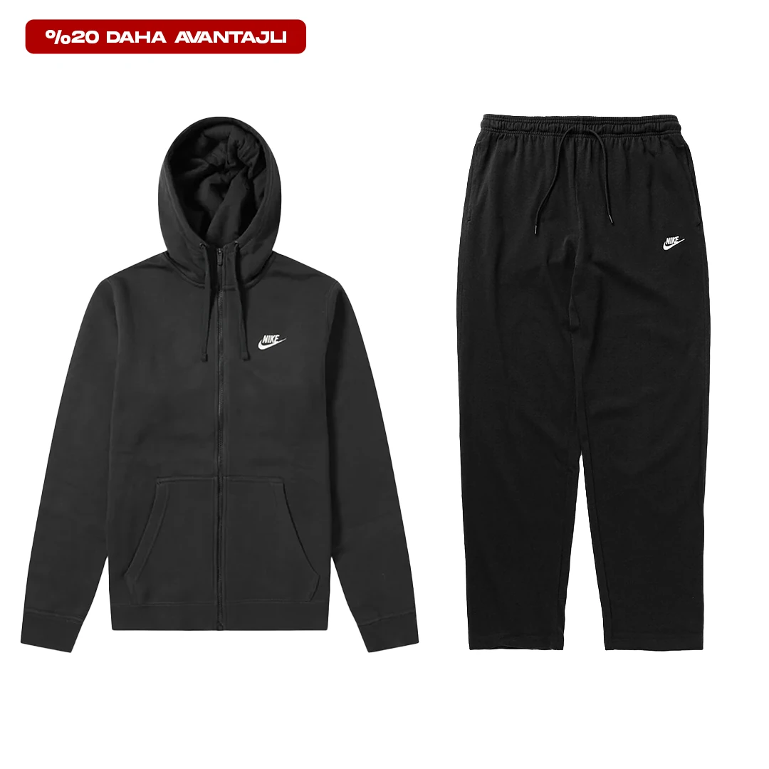 Club Fleece Ceket ve Eşofman Altı