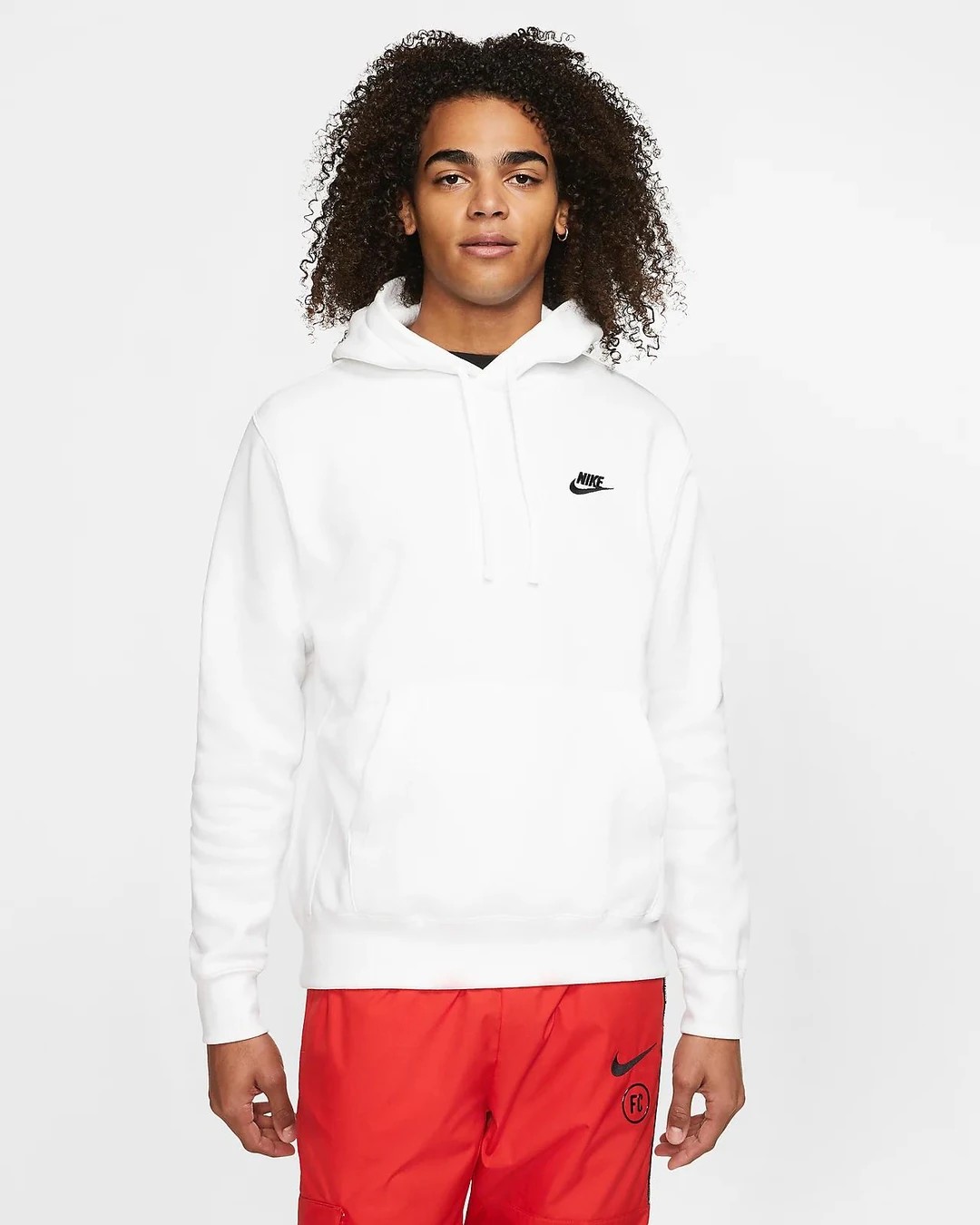 Nike Club Fleece Hoodie - Beyaz
