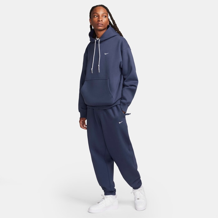 Nike Solo Swoosh Hoodie - Koyu Lacivert
