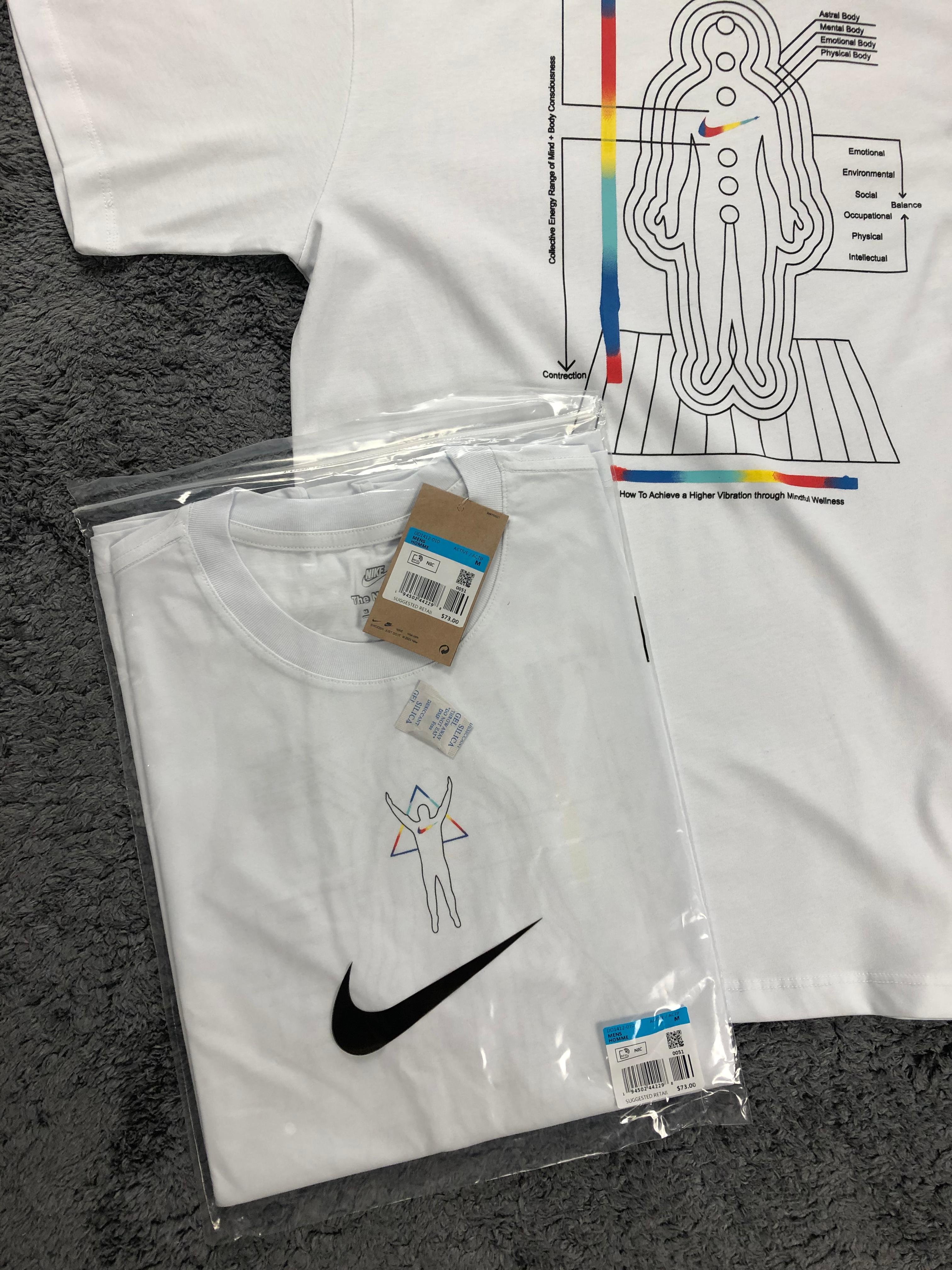 Exclusive Nike Mind Body Sole Tee - Beyaz