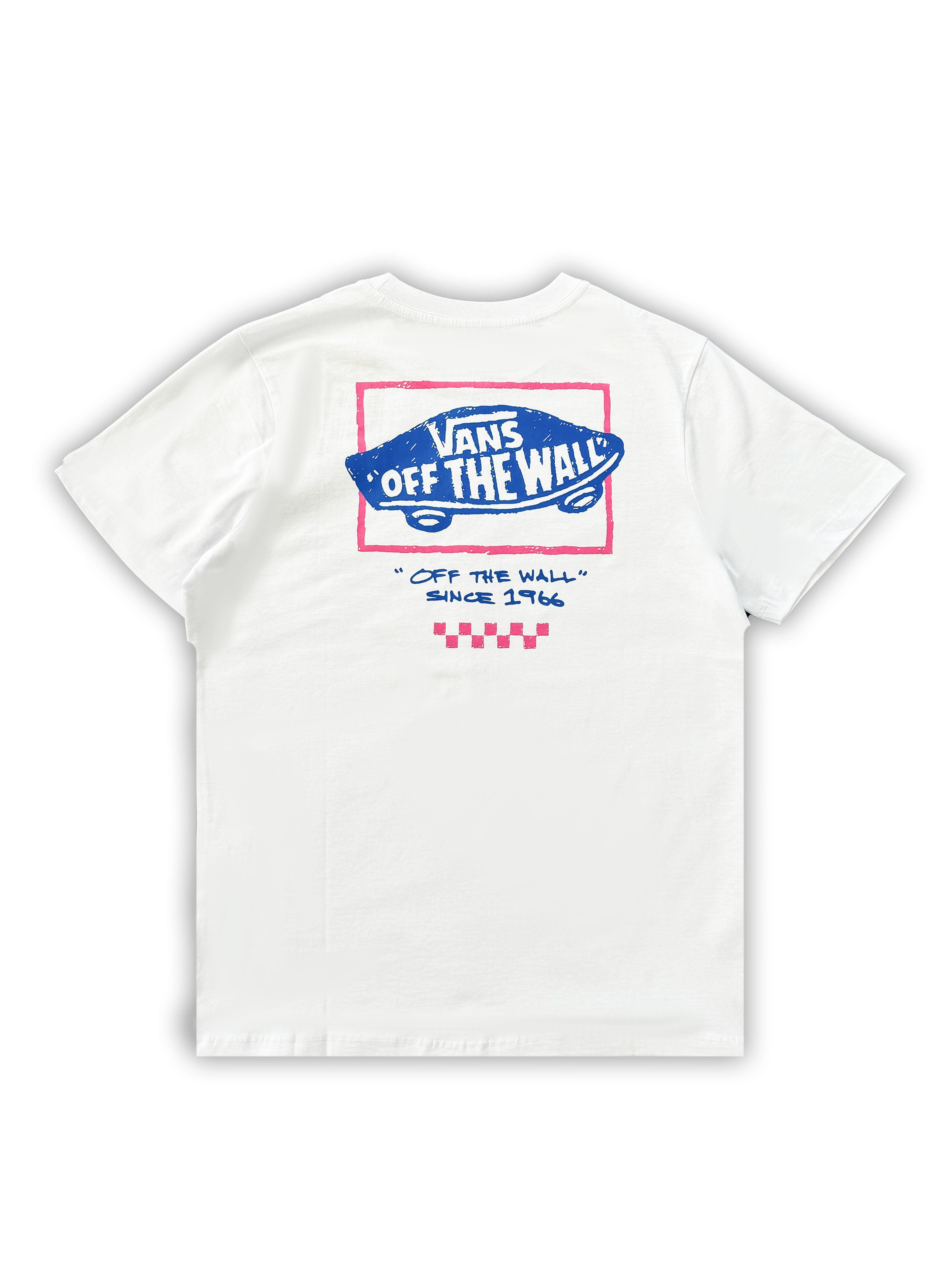 Vans Off The Wall Back Print Tee - Beyaz