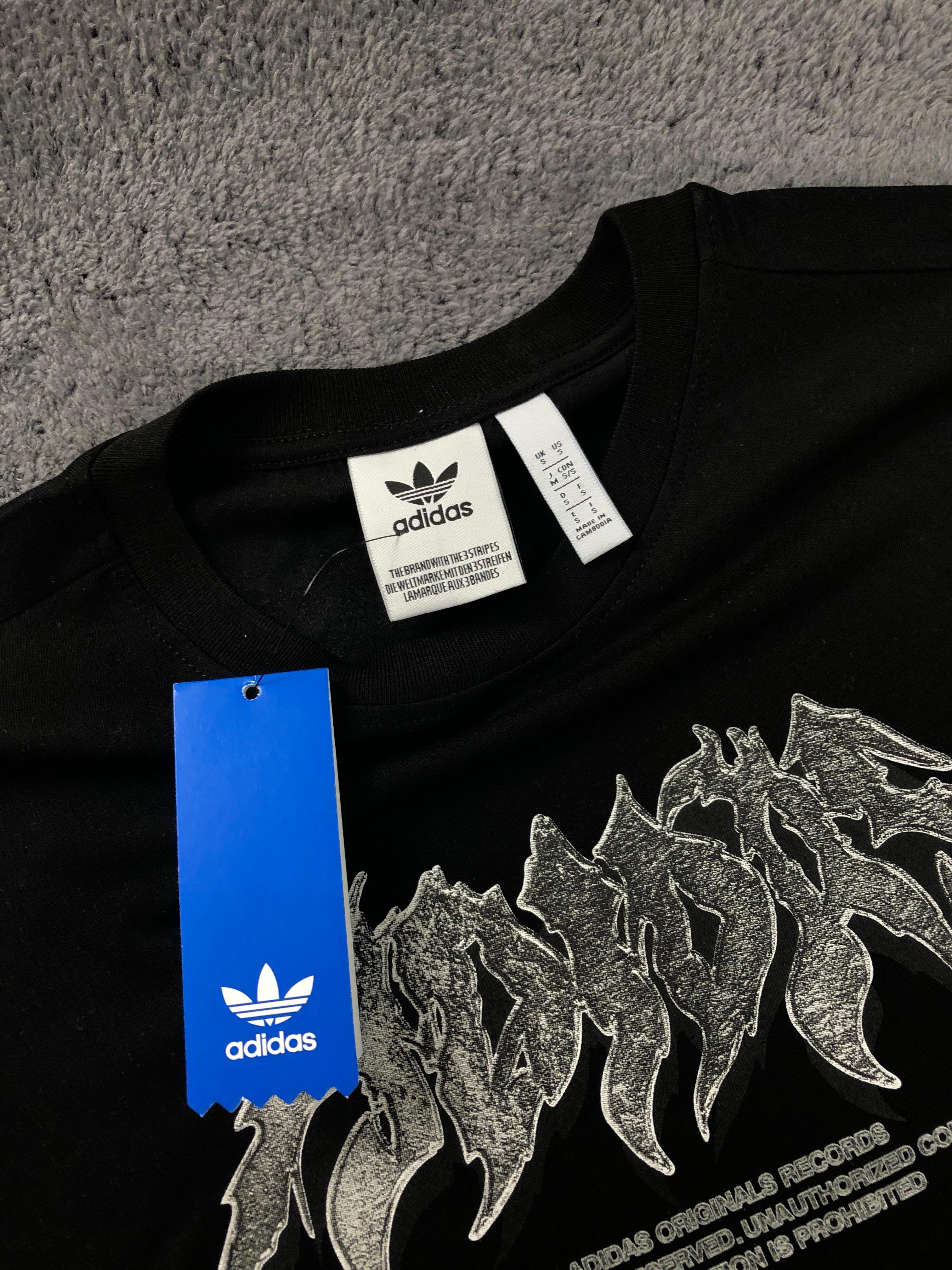 Adidas Flames Concert Tee - Siyah