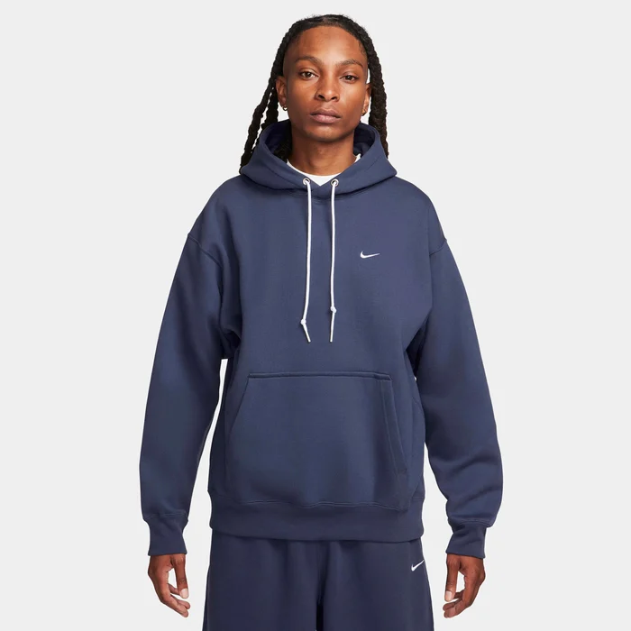 Nike Solo Swoosh Hoodie - Koyu Lacivert
